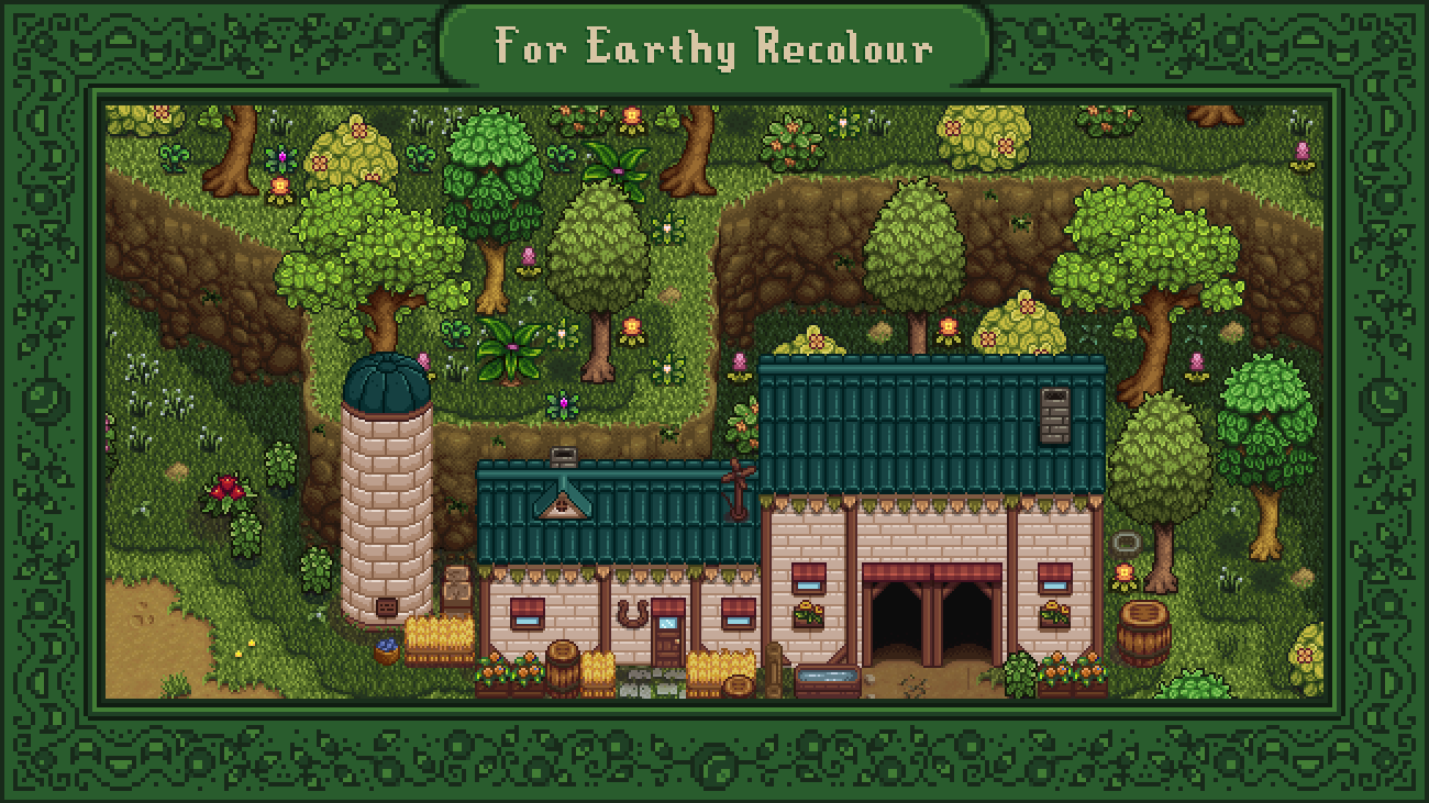 Elle's Cuter Foliage mod for Stardew Valley