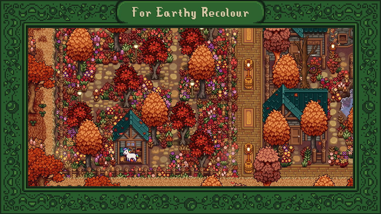 Elle's Cuter Foliage mod for Stardew Valley