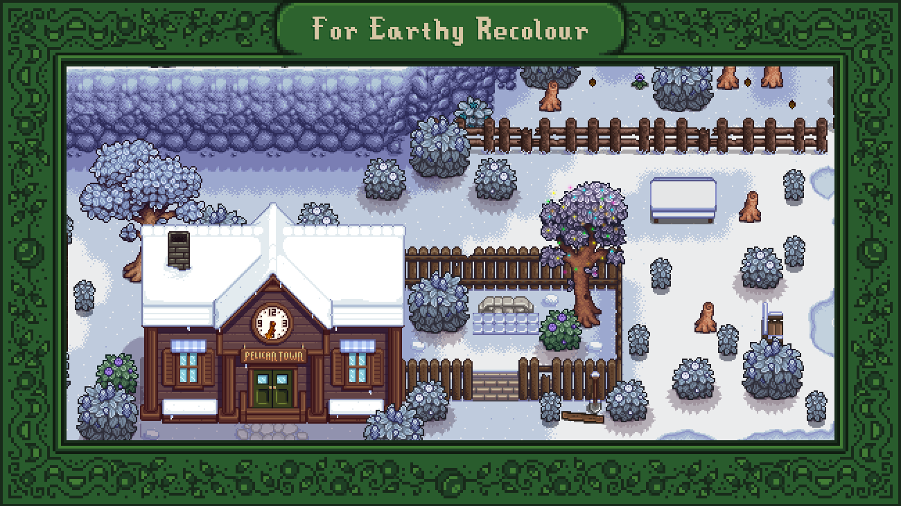 Elle's Cuter Foliage mod for Stardew Valley