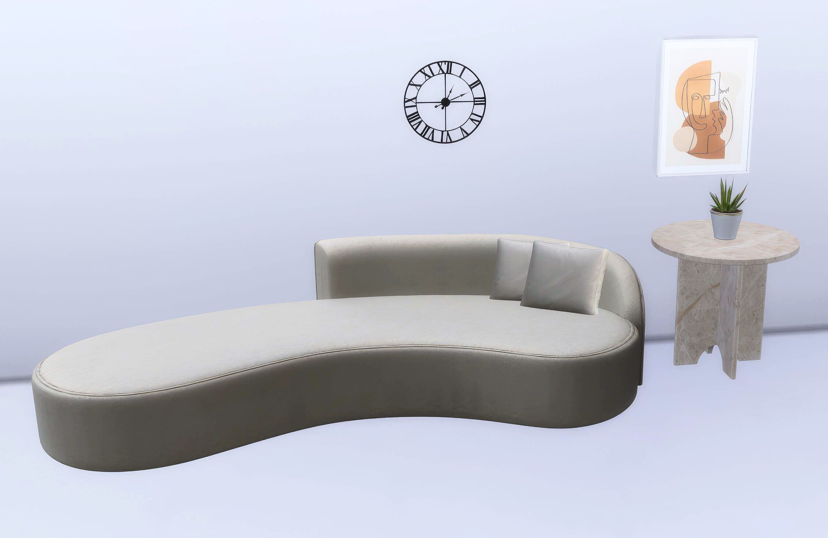 Lux grande living set mod for The Sims 4 