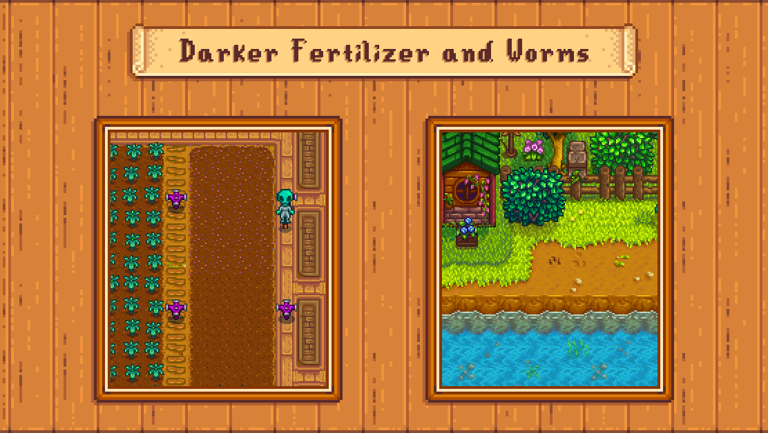 Elle's Dirt and Cliff Recolor mod for Stardew Valley