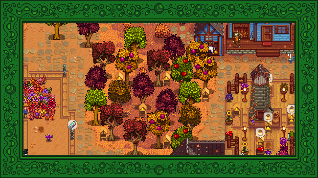 Elle's Cuter Foliage mod for Stardew Valley