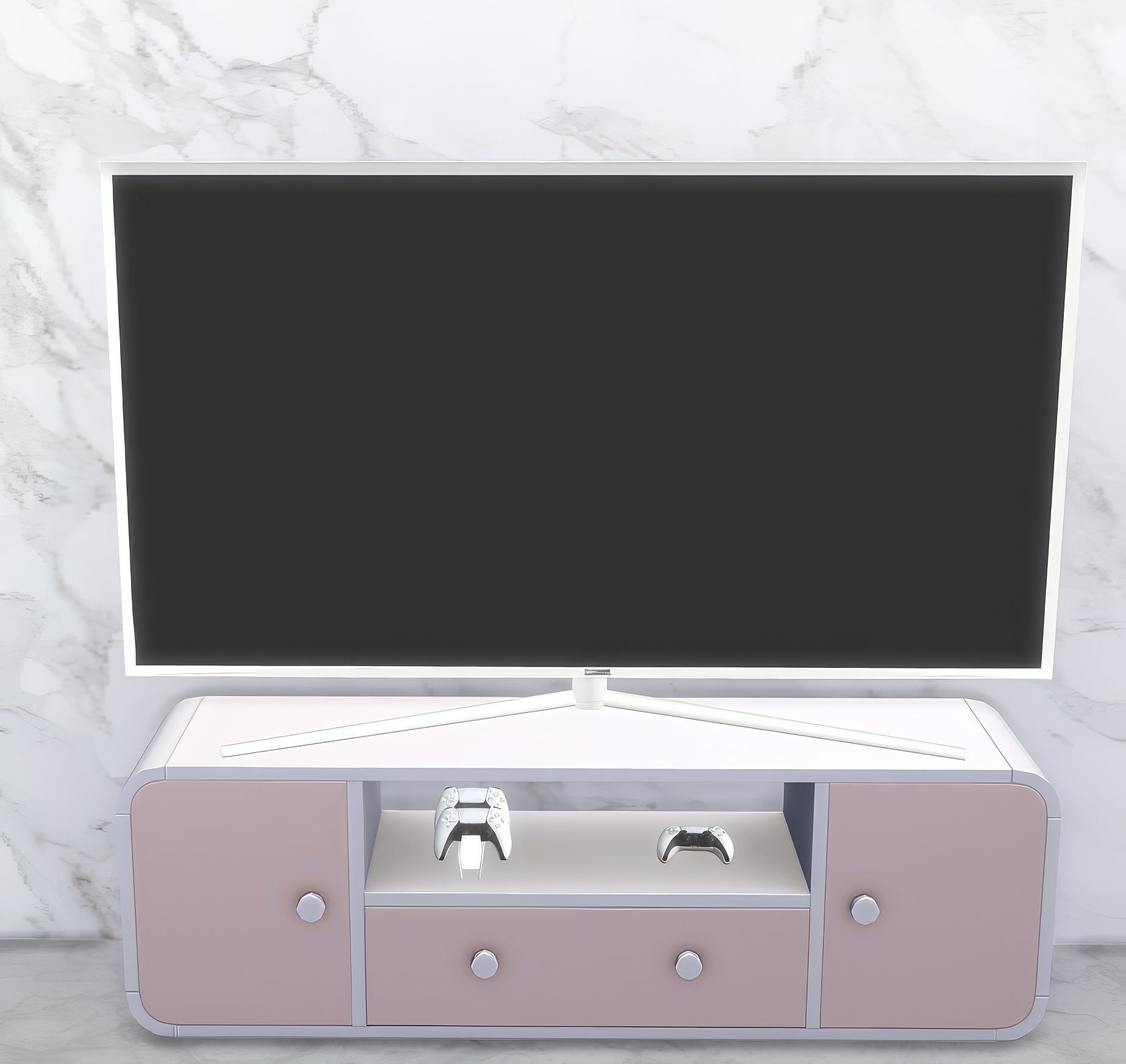 Barbie Pink TV set mod for The Sims 4 