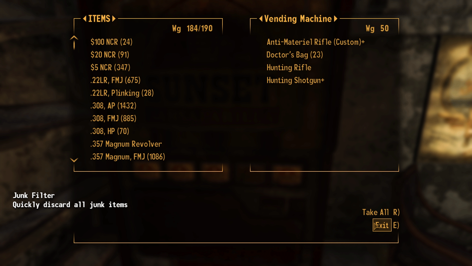 Item Assistant - Highlighter and Improved Menus mod for Fallout: New Vegas