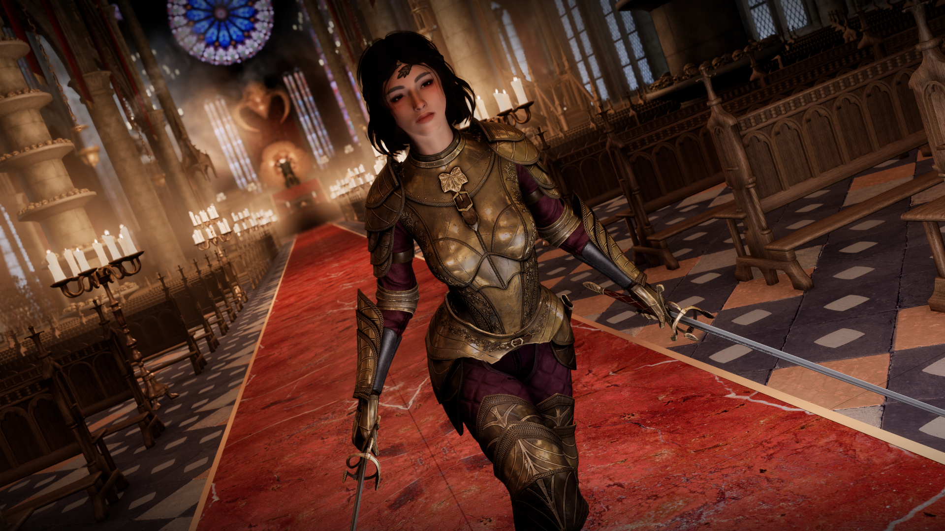 Viridian Knight - Recolored mod for The Elder Scrolls V: Skyrim Special Edition