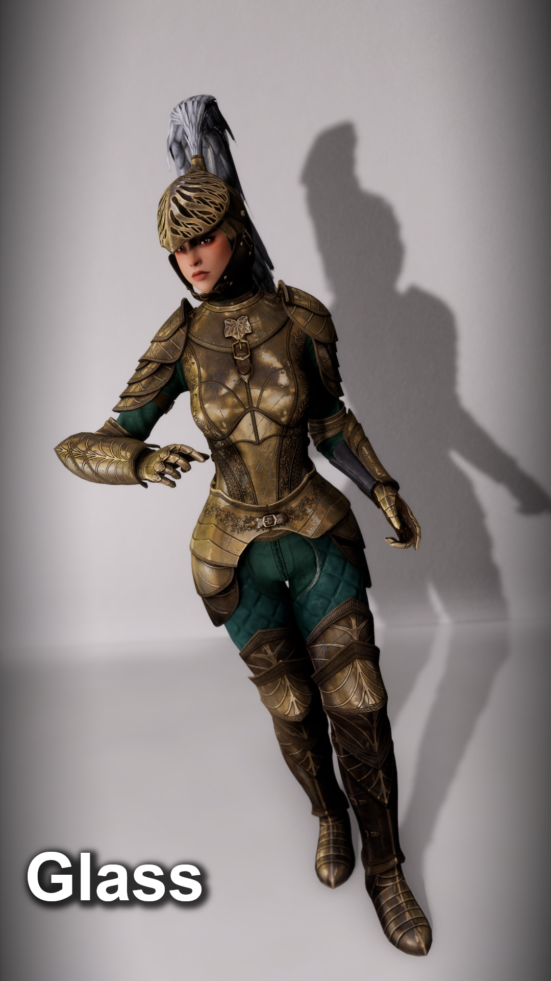 Viridian Knight - Recolored mod for The Elder Scrolls V: Skyrim Special Edition