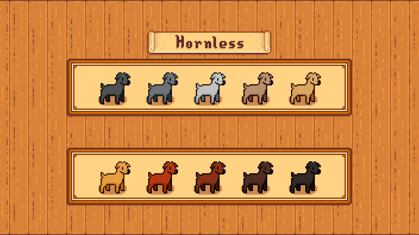 Elle's Old Barn Animals mod for Stardew Valley