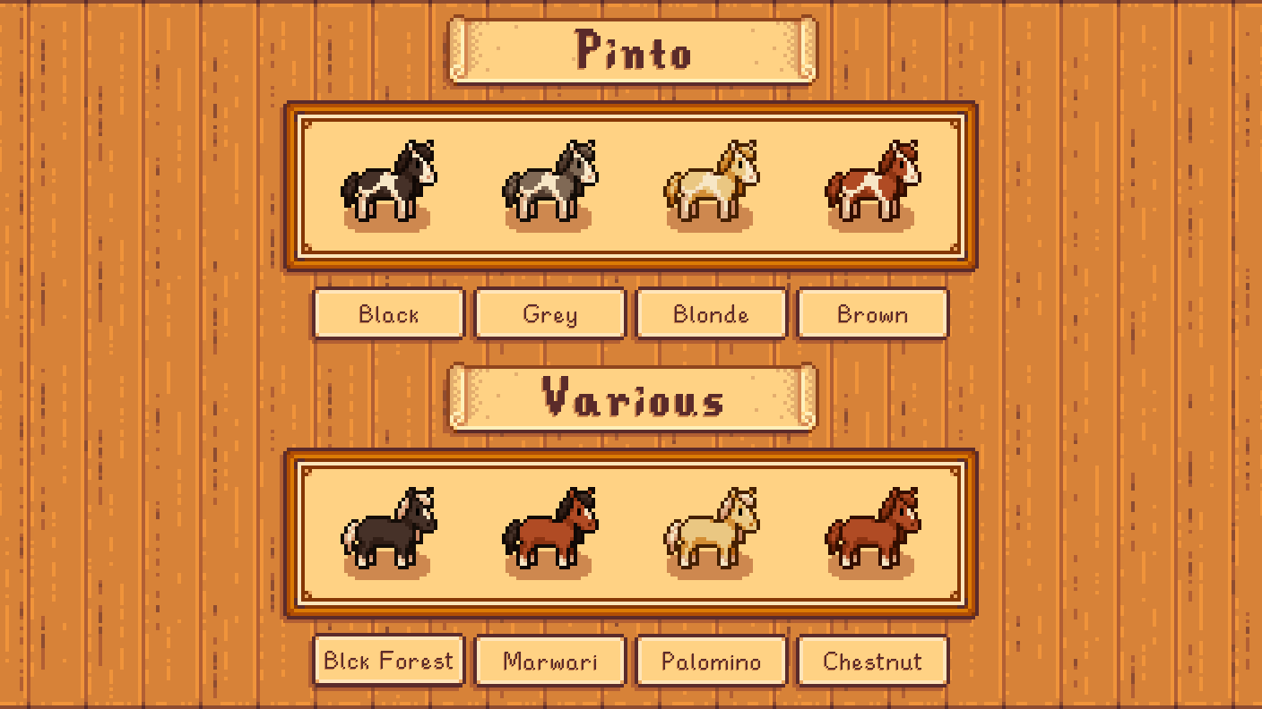 Elle's New Horses - Stardew Valley