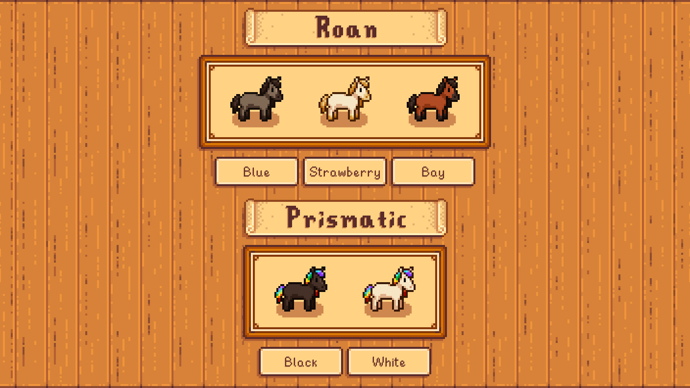 Elle's New Horses - Stardew Valley