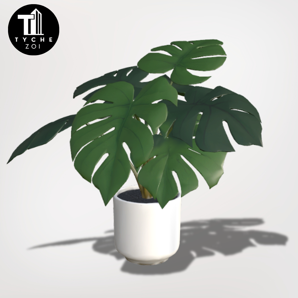 Monstera plant mod for InZOI