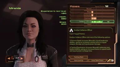 Codename Vixen mod for Mass Effect: Legendary Edition