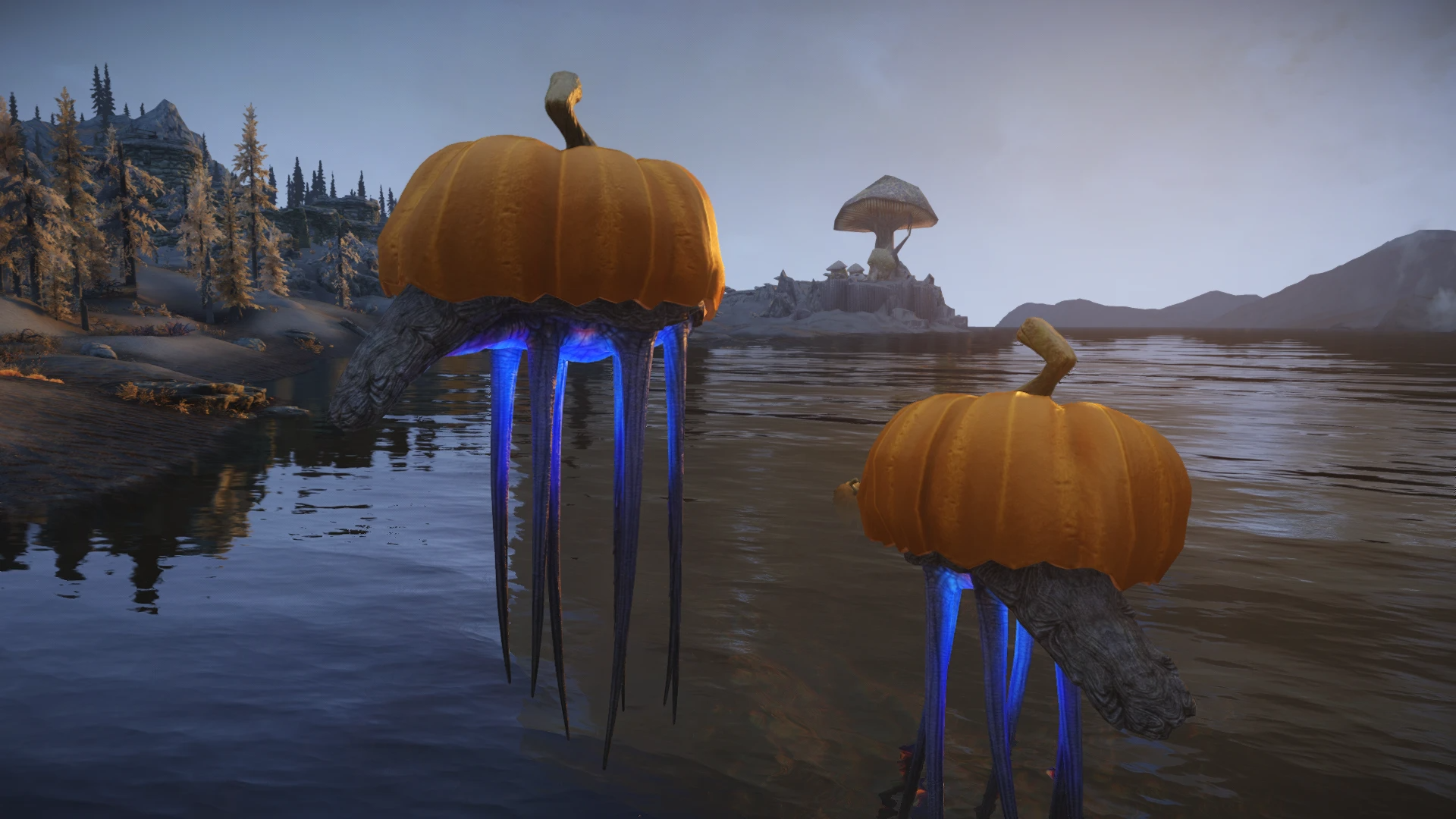 Kanjs - Netch Animated and Halloween Netch mod for The Elder Scrolls V: Skyrim Special Edition