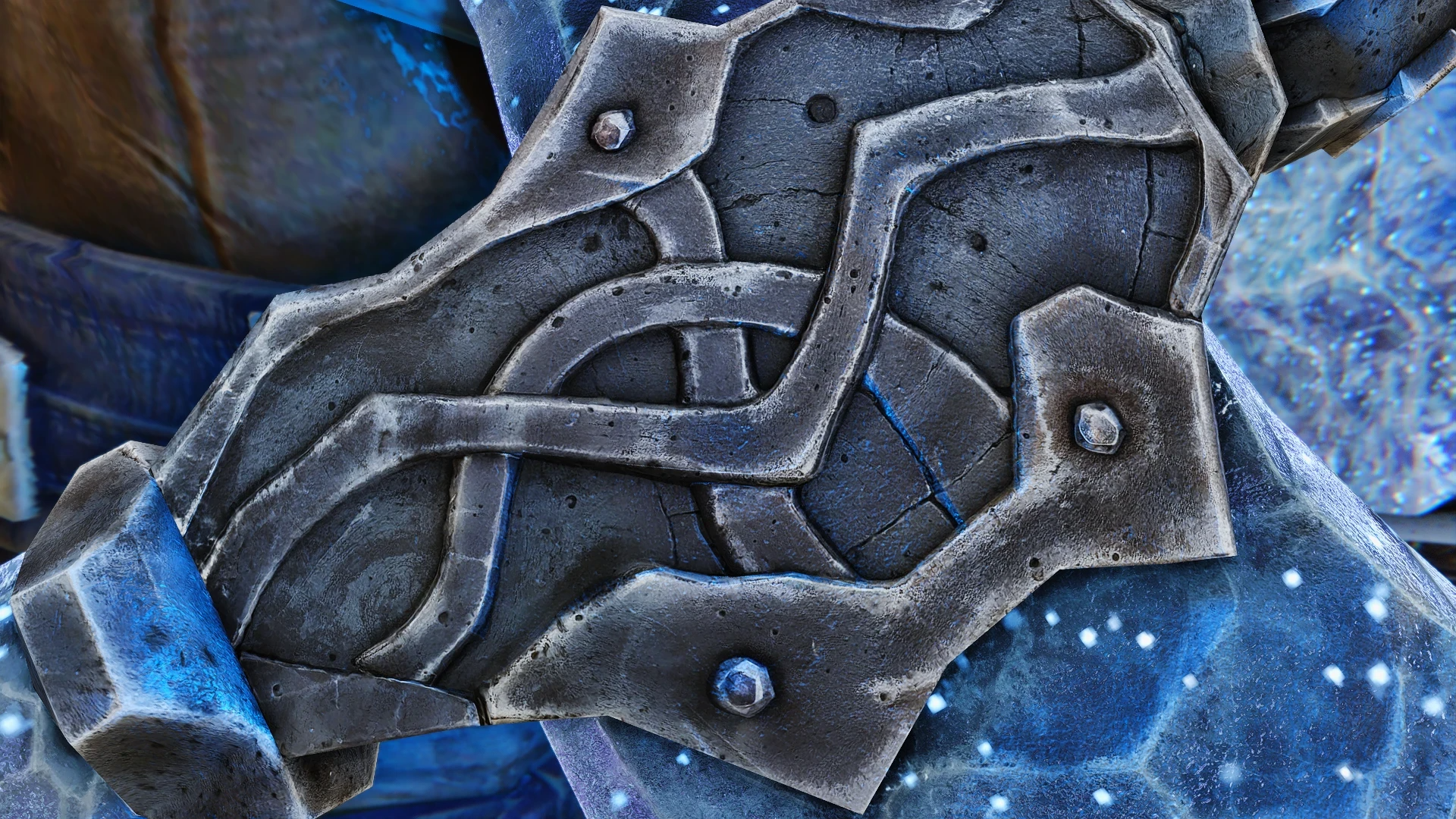 Kanjs - Stalhrim Weapons Animated mod for The Elder Scrolls V: Skyrim Special Edition