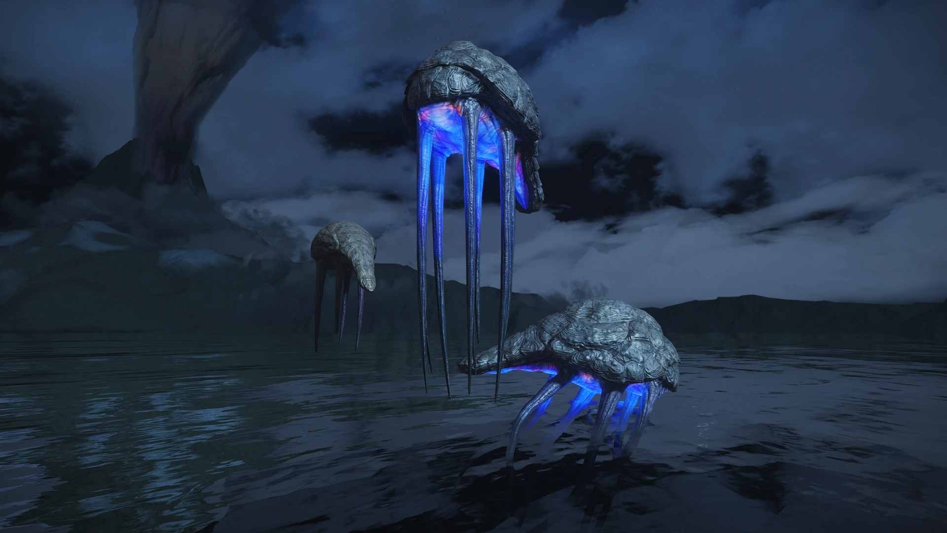 Kanjs - Netch Animated and Halloween Netch mod for The Elder Scrolls V: Skyrim Special Edition