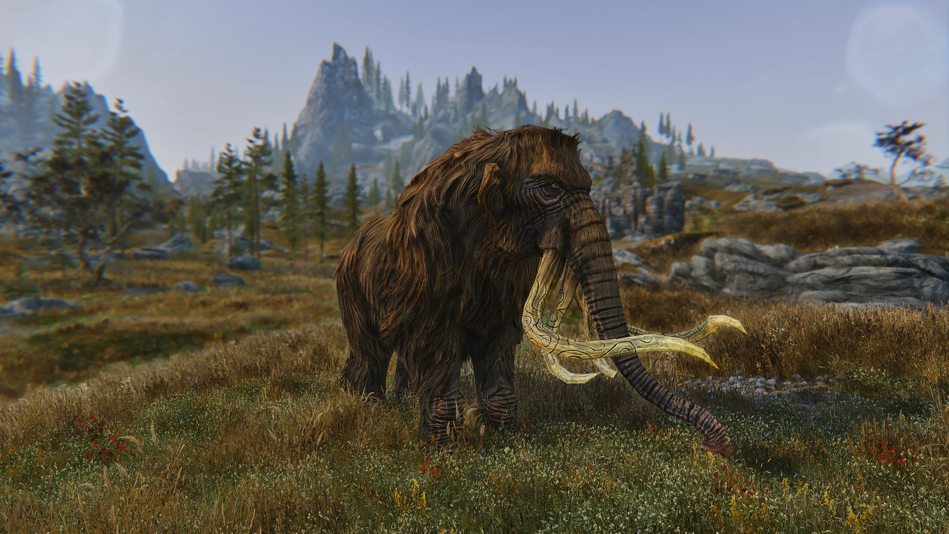 Kanjs - Giant - Mammoth and Clutter Animated mod for The Elder Scrolls V: Skyrim Special Edition