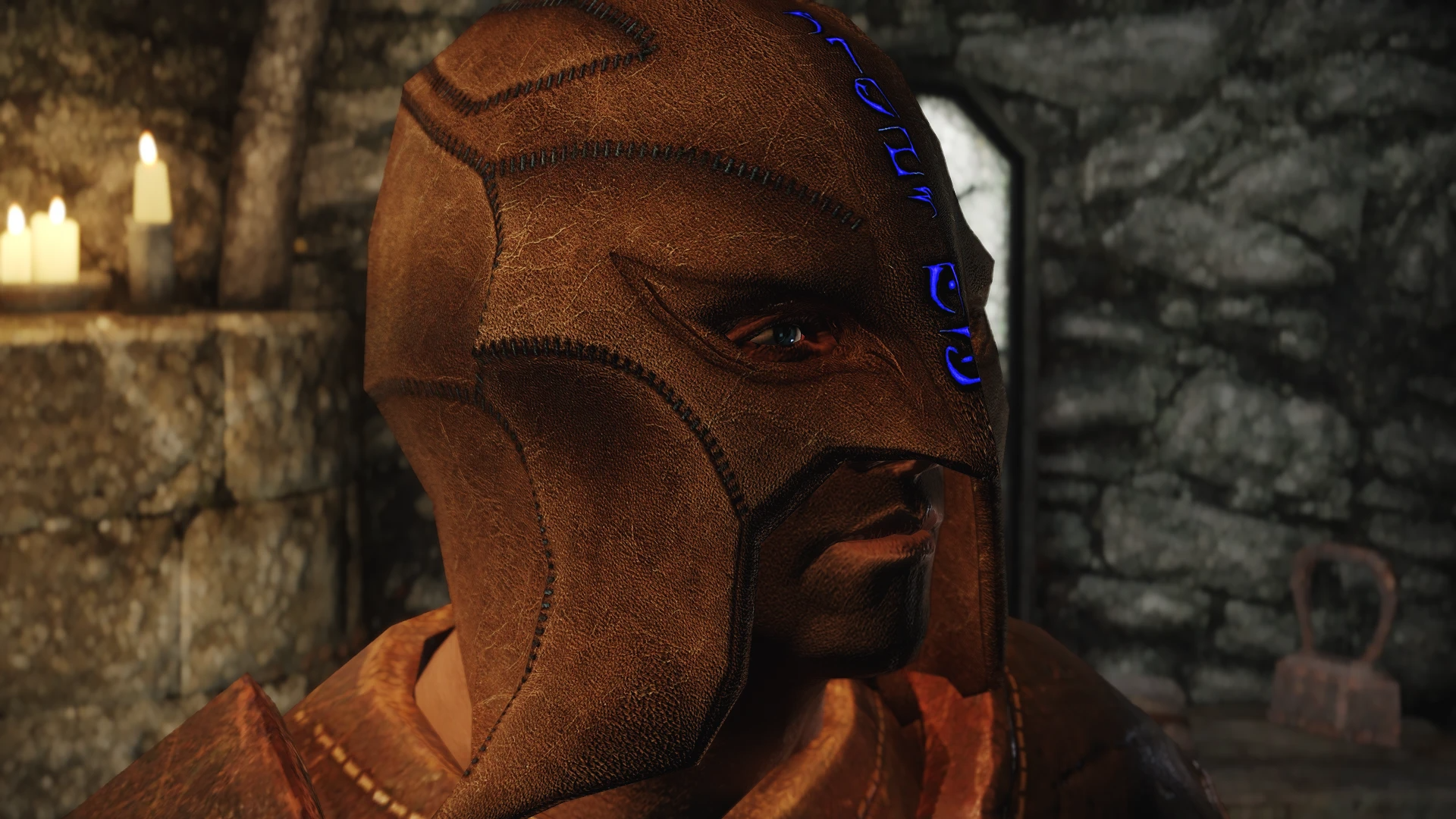 Kanjs - Gray Fox Bust and Cowl Animated  mod for The Elder Scrolls V: Skyrim Special Edition