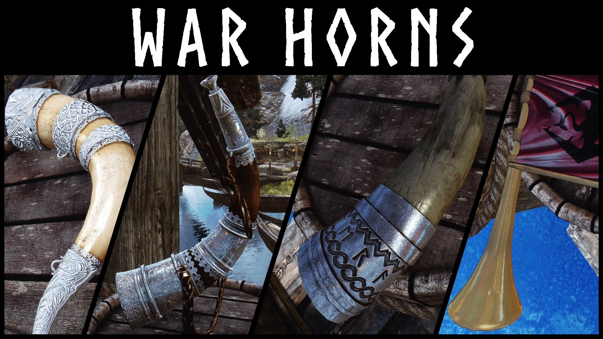 Kanjs - War Horns mod for The Elder Scrolls V: Skyrim Special Edition