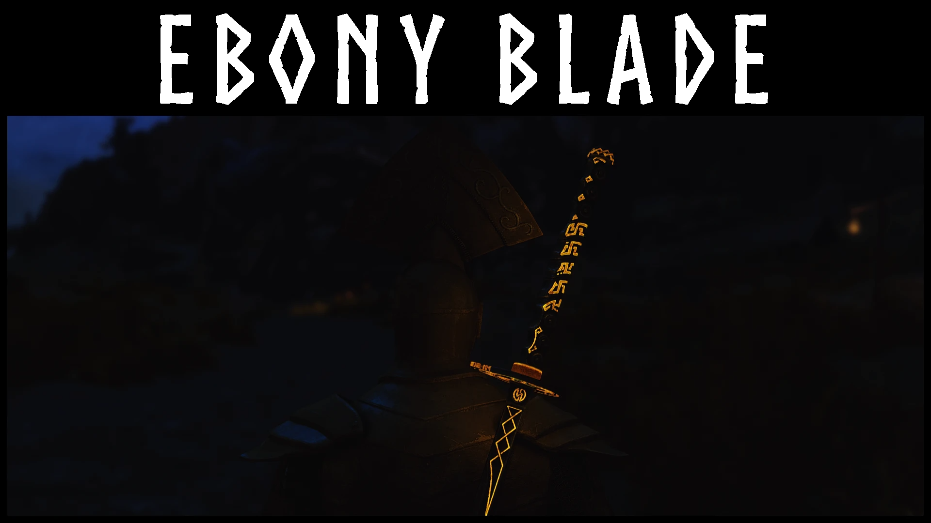 Kanjs - Ebony Blade mod for The Elder Scrolls V: Skyrim Special Edition