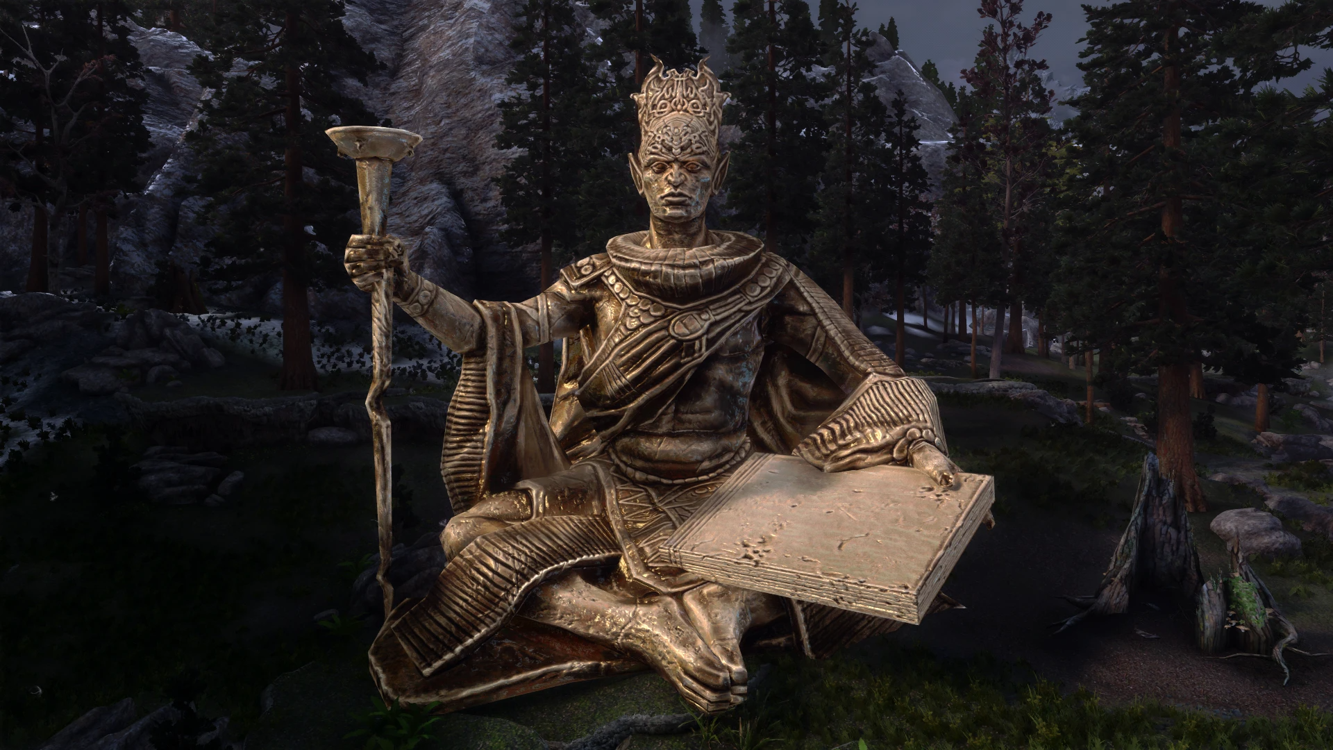 Kanjs - Falmer Statue mod for The Elder Scrolls V: Skyrim Special Edition
