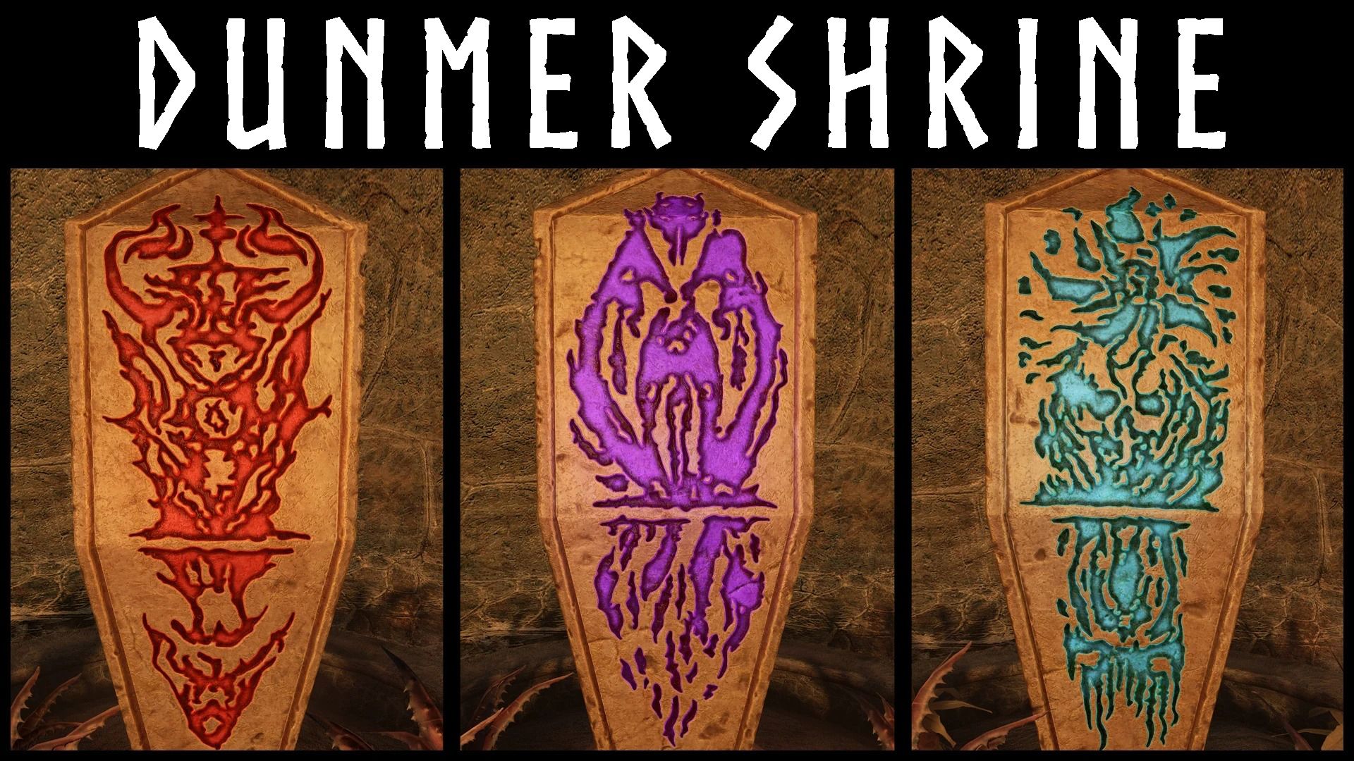 Kanjs - Dunmer Plinths Shrine Animated mod for The Elder Scrolls V: Skyrim Special Edition