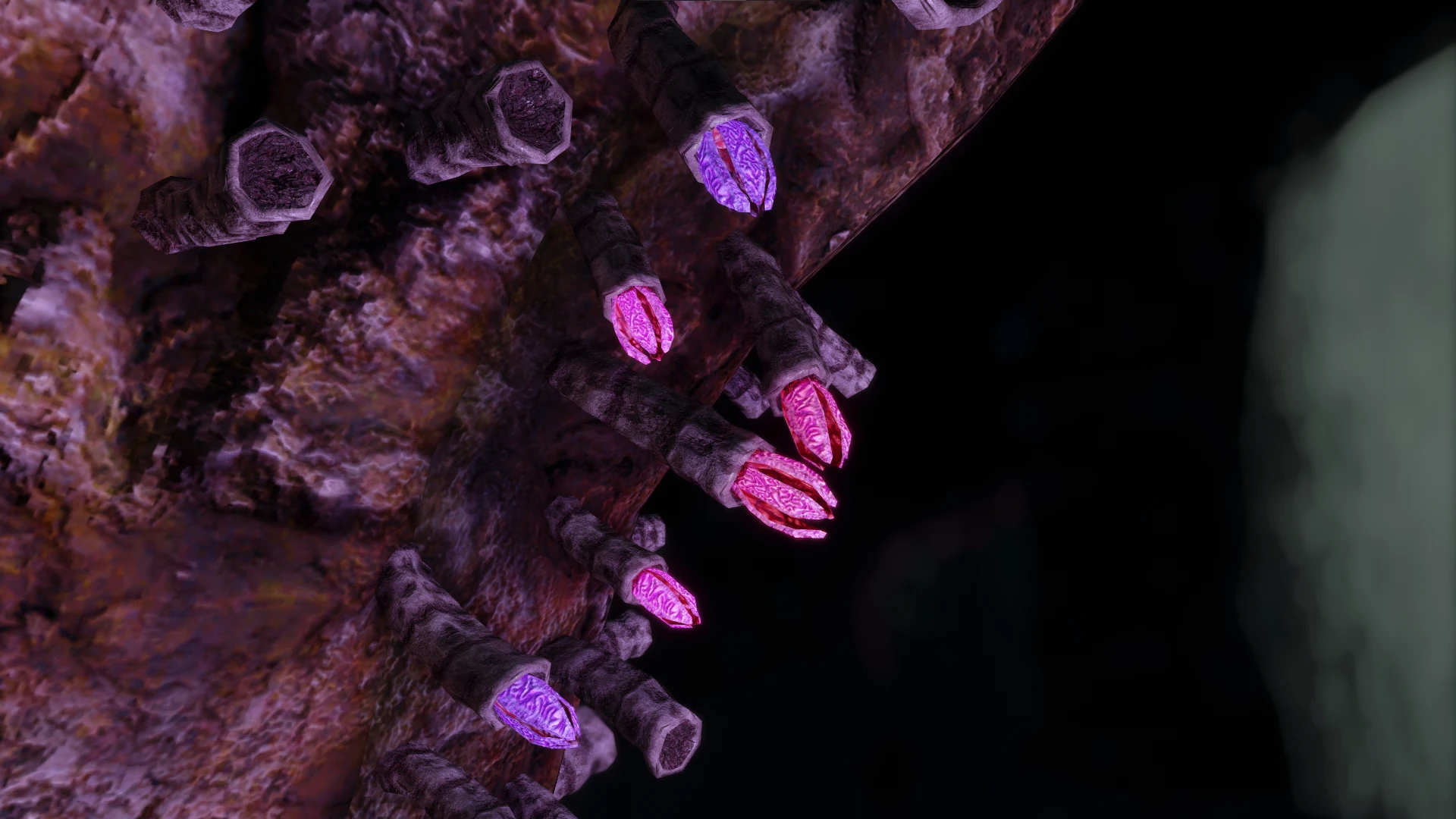 Kanjs - Forgotten Vale Cave Worm mod for The Elder Scrolls V: Skyrim Special Edition