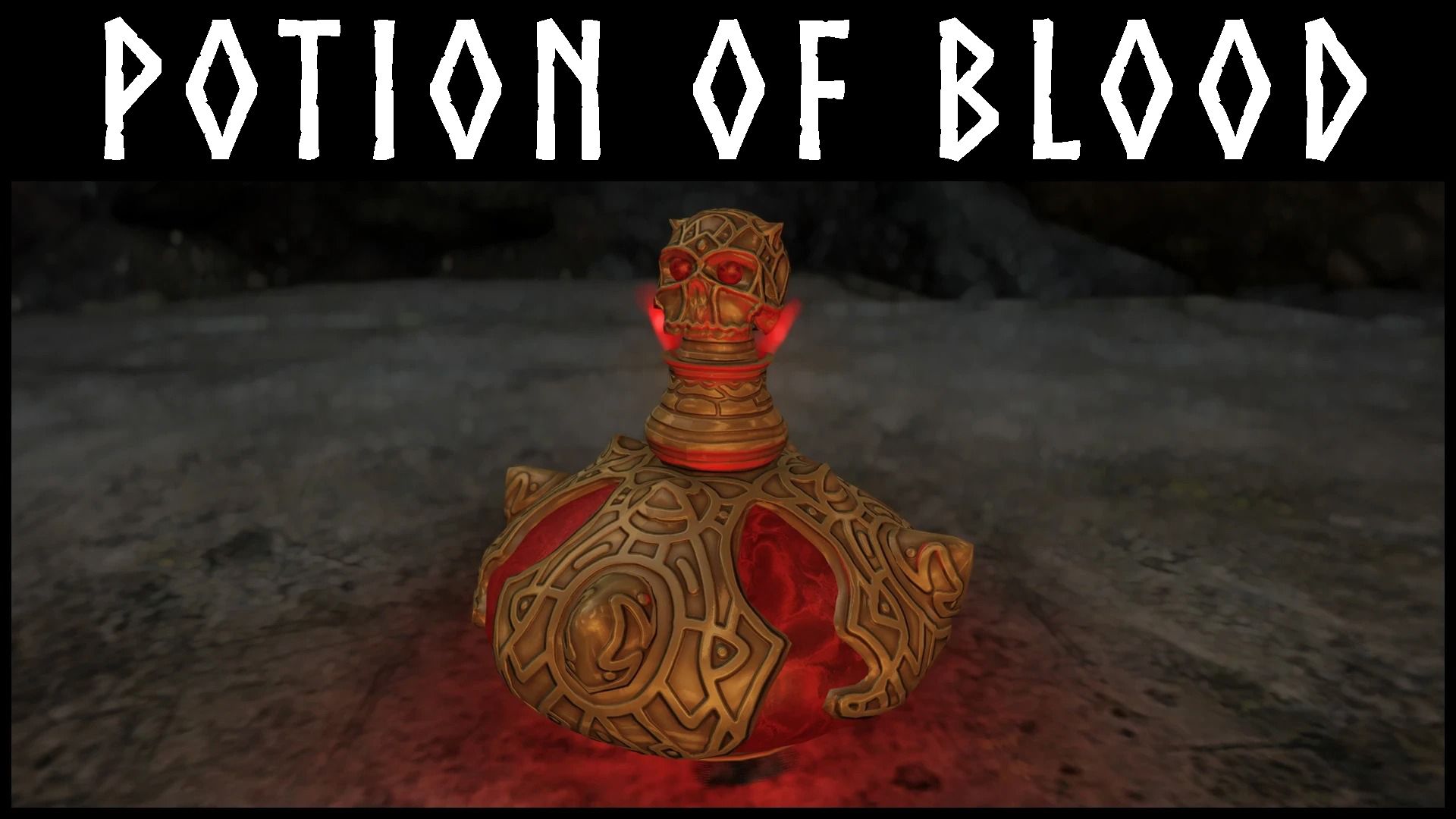 Kanjs - Potion of Blood Animated mod for The Elder Scrolls V: Skyrim Special Edition
