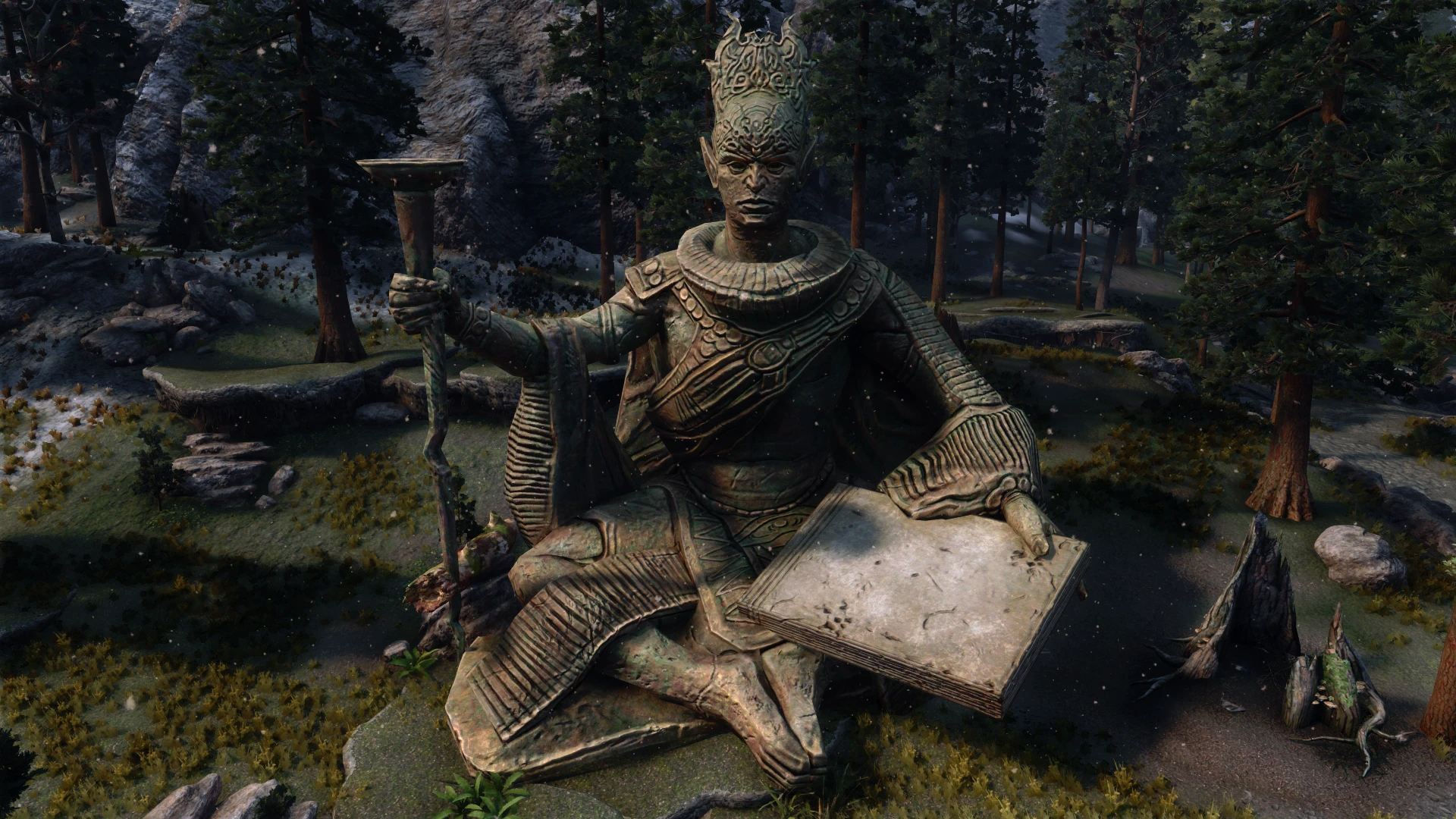 Kanjs - Falmer Statue mod for The Elder Scrolls V: Skyrim Special Edition