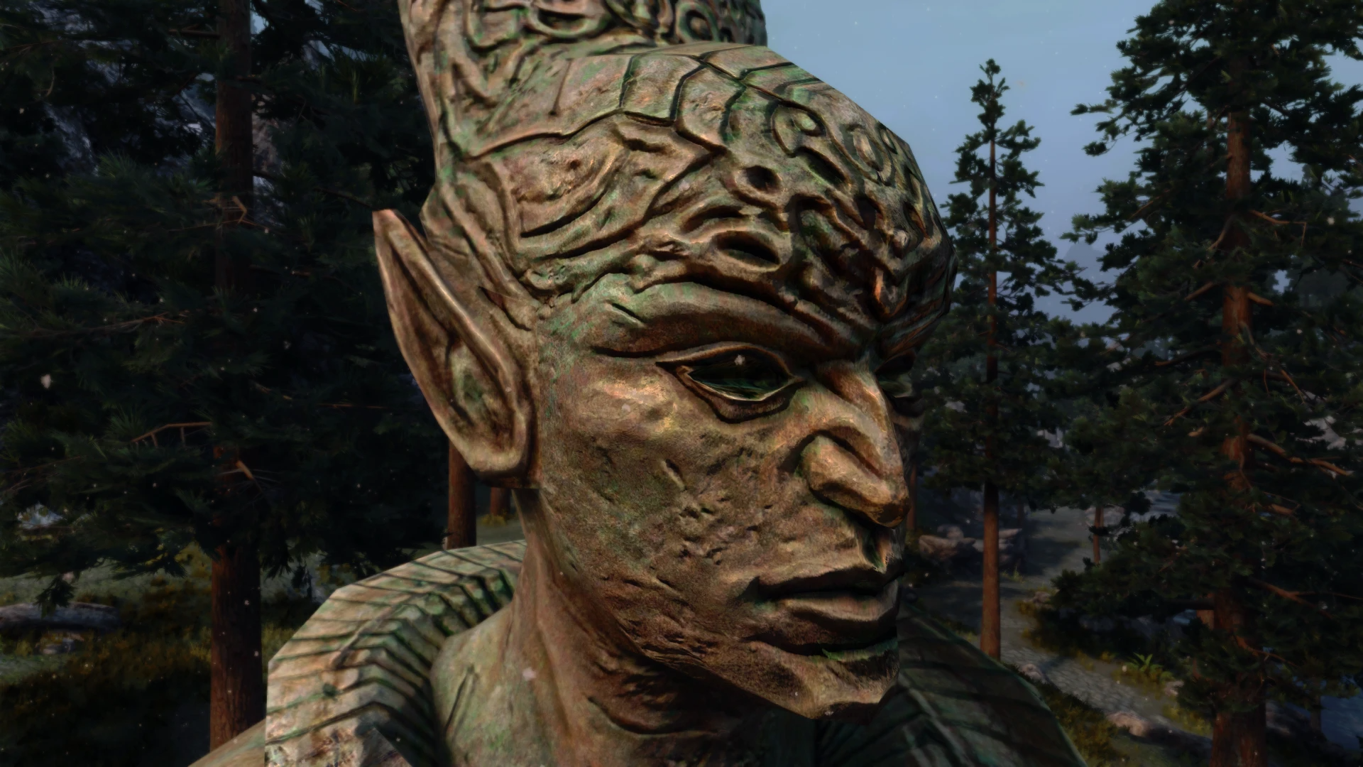 Kanjs - Falmer Statue mod for The Elder Scrolls V: Skyrim Special Edition
