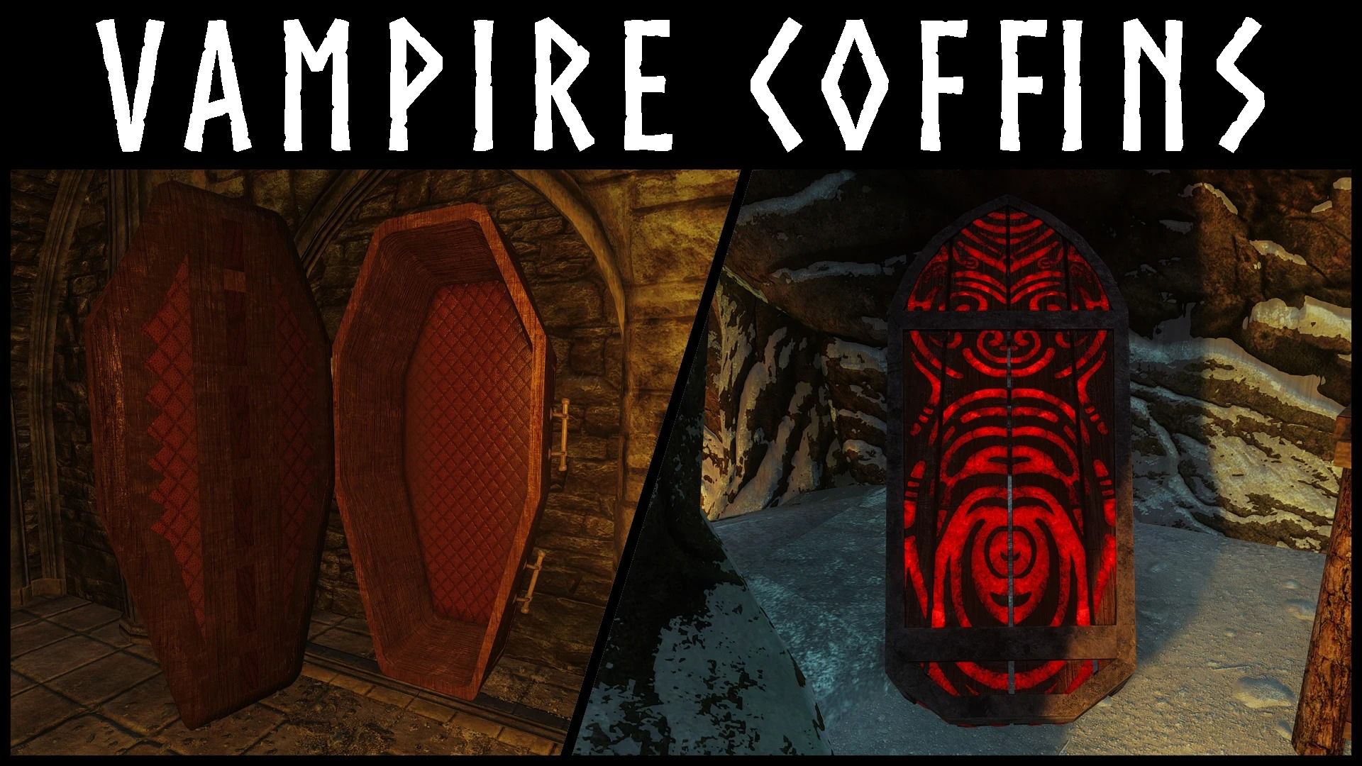 Kanjs - Vampire Coffins Animated mod for The Elder Scrolls V: Skyrim Special Edition