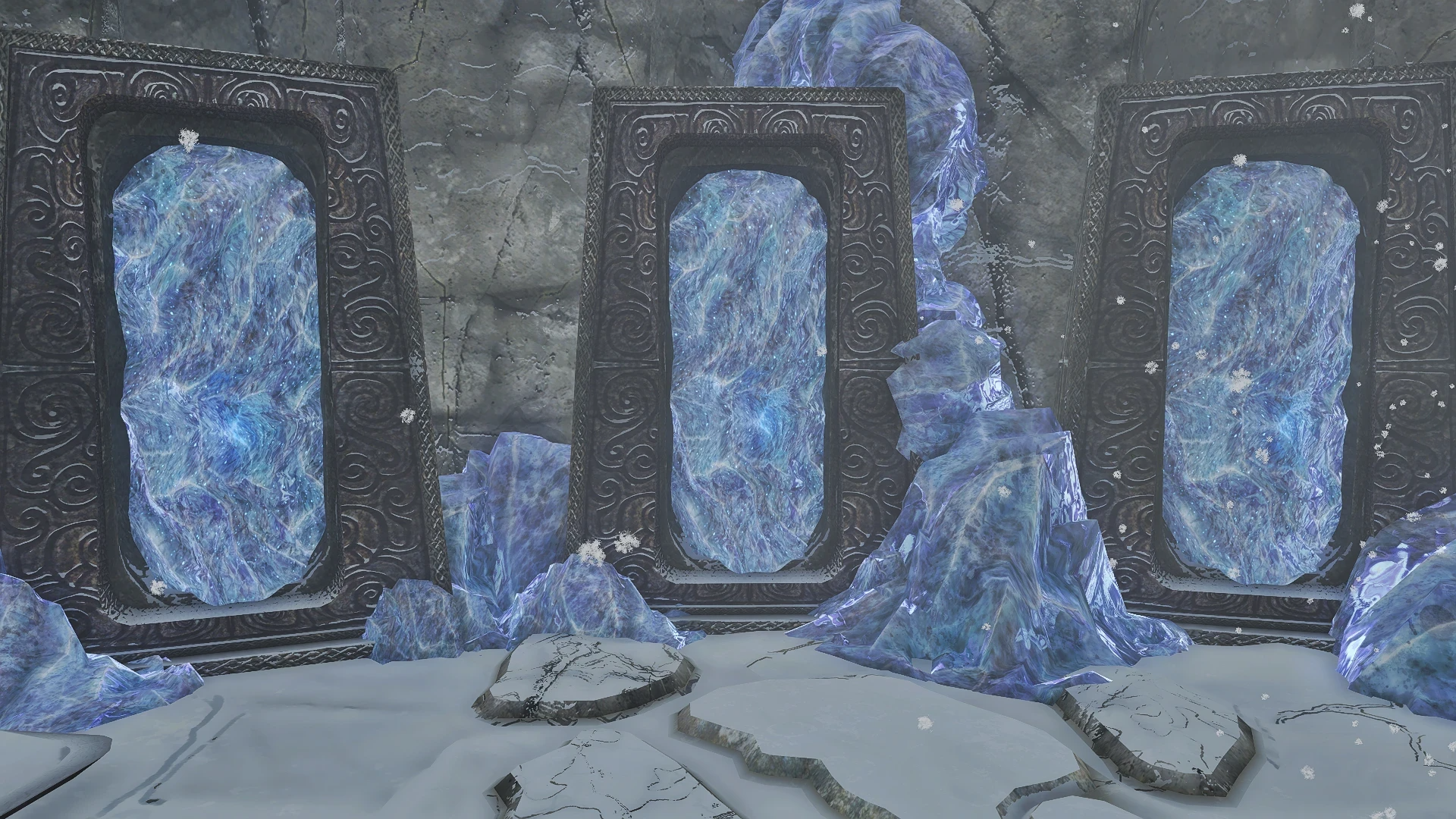 Kanjs - Stalhrim Deposit and Nordic Pickaxe Animated mod for The Elder Scrolls V: Skyrim Special Edition