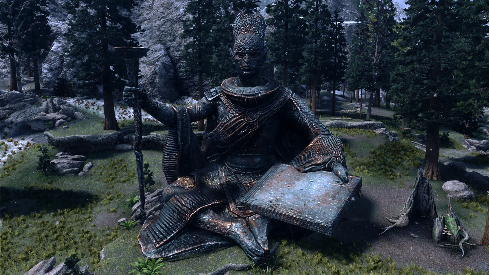 Kanjs - Falmer Statue mod for The Elder Scrolls V: Skyrim Special Edition