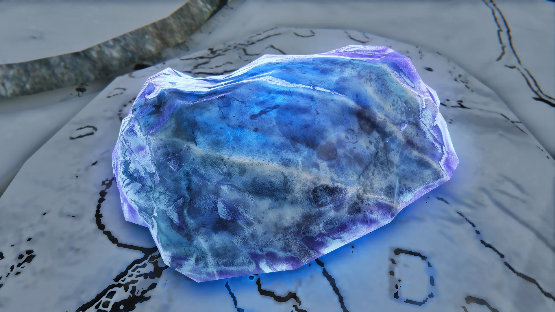 Kanjs - Stalhrim Deposit and Nordic Pickaxe Animated mod for The Elder Scrolls V: Skyrim Special Edition