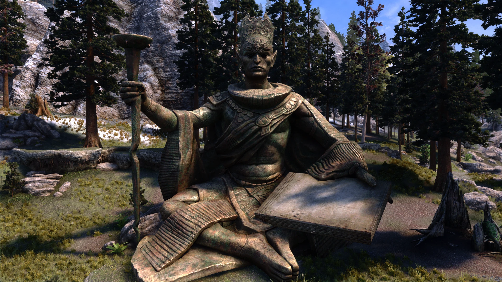 Kanjs - Falmer Statue mod for The Elder Scrolls V: Skyrim Special Edition