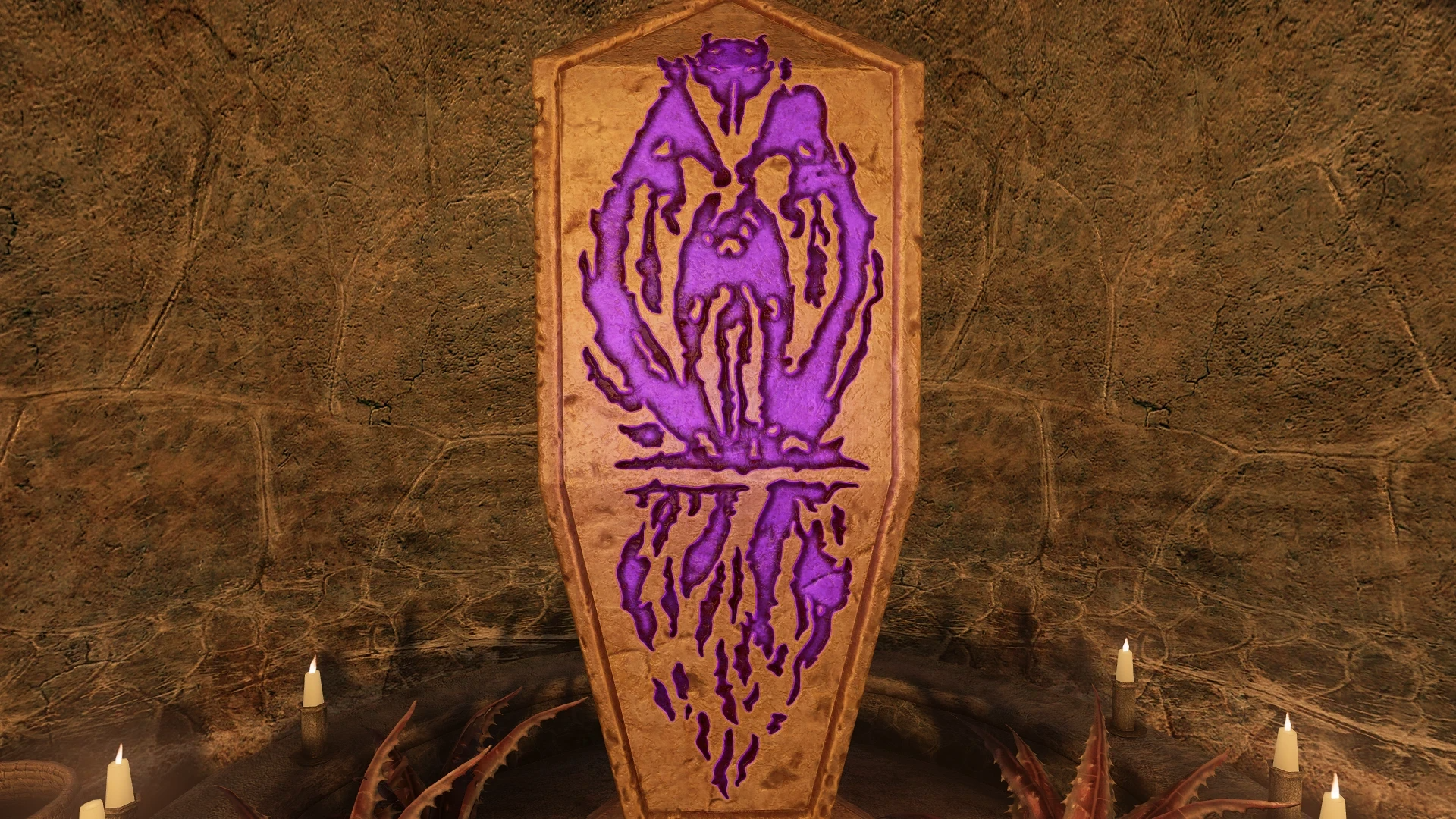 Kanjs - Dunmer Plinths Shrine Animated mod for The Elder Scrolls V: Skyrim Special Edition