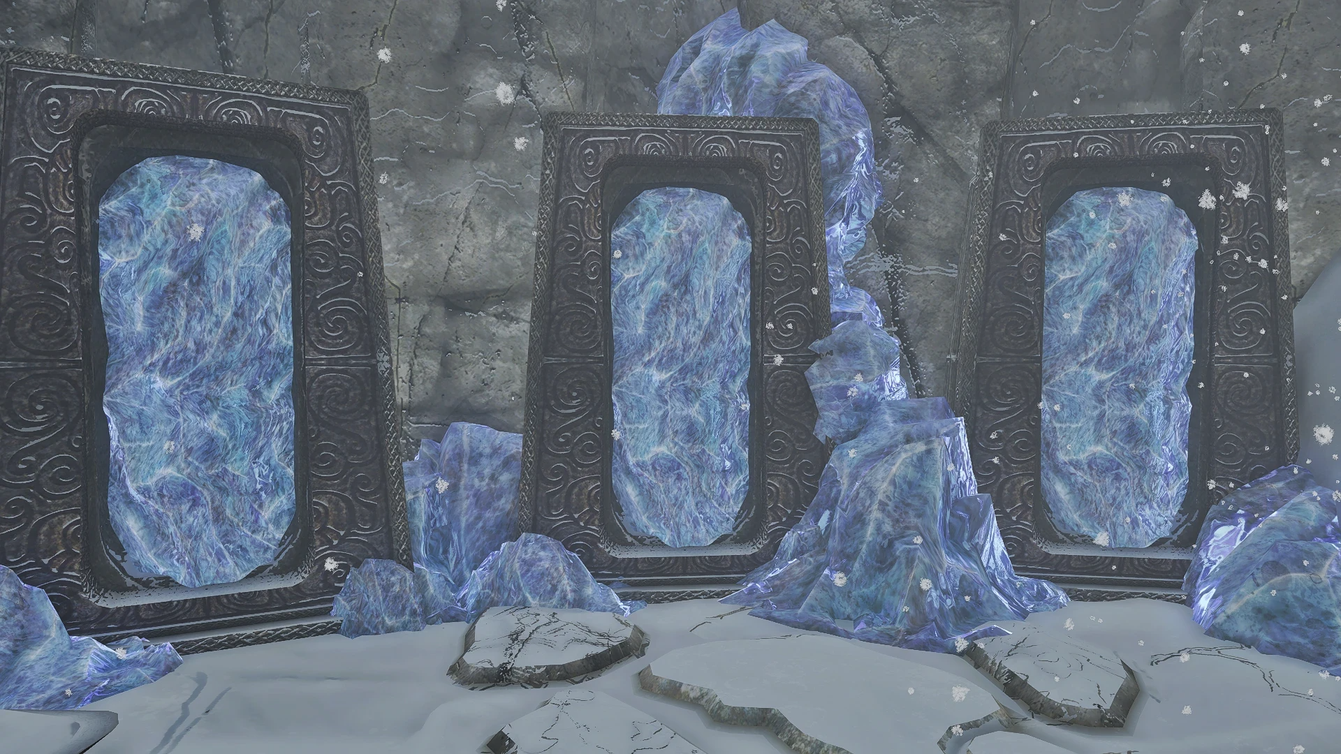 Kanjs - Stalhrim Deposit and Nordic Pickaxe Animated mod for The Elder Scrolls V: Skyrim Special Edition