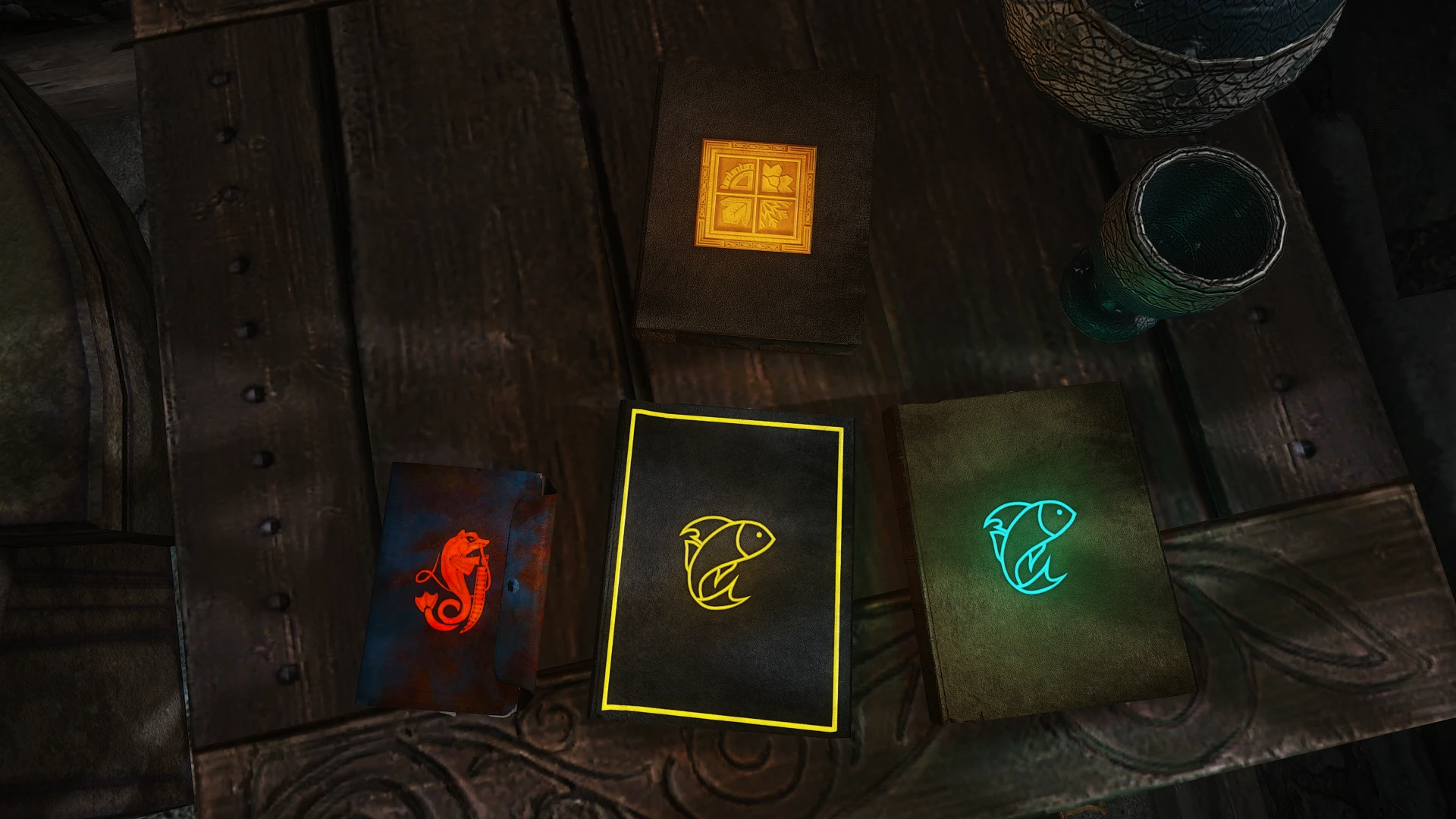 Kanjs - AE Books All In One Animated mod for The Elder Scrolls V: Skyrim Special Edition