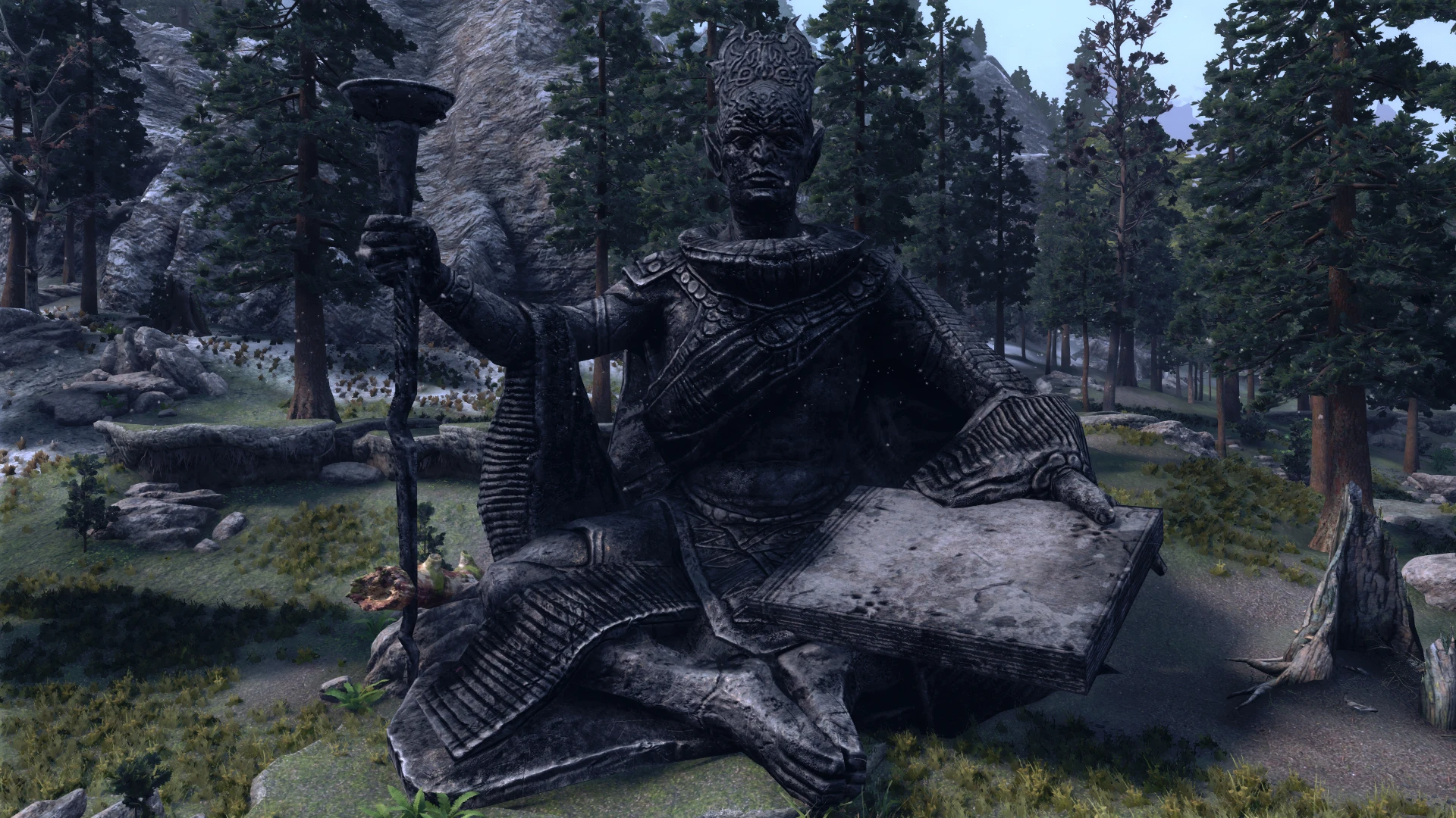 Kanjs - Falmer Statue mod for The Elder Scrolls V: Skyrim Special Edition