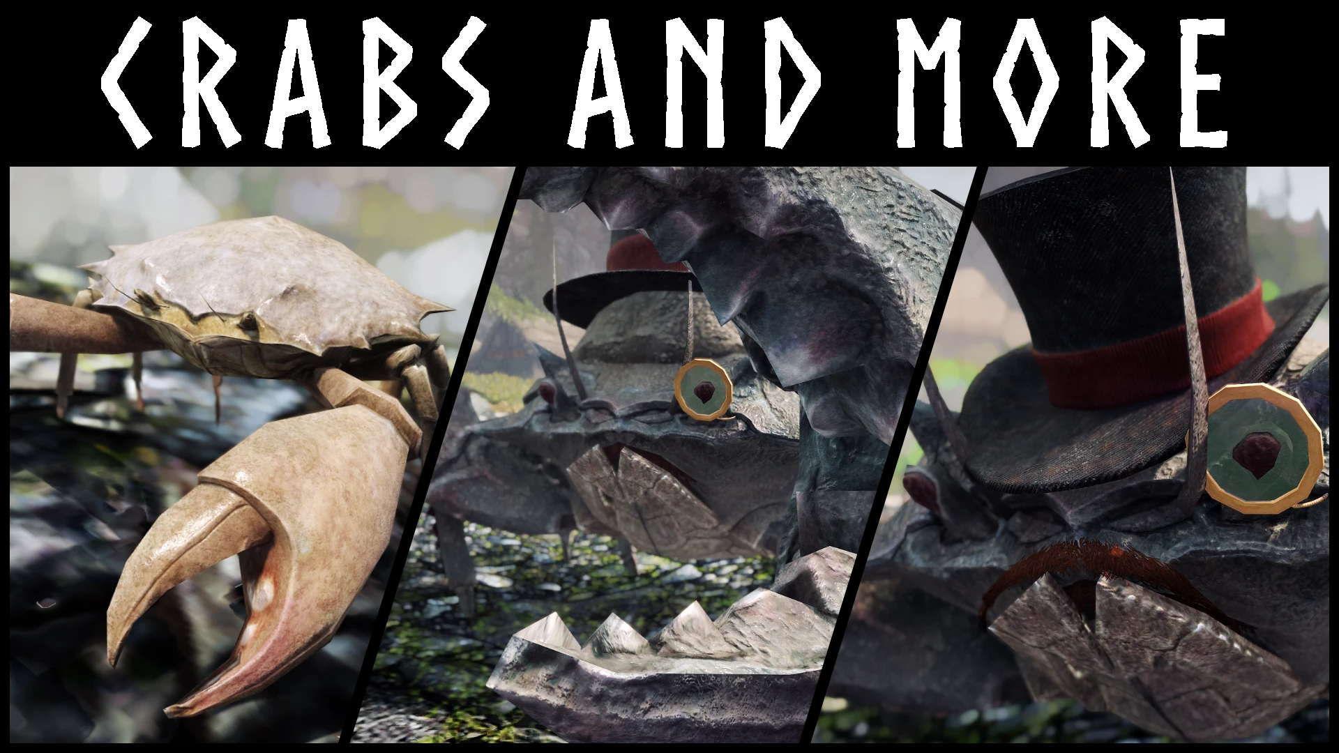 Kanjs - Mudcrab and Giant Crab mod for The Elder Scrolls V: Skyrim Special Edition