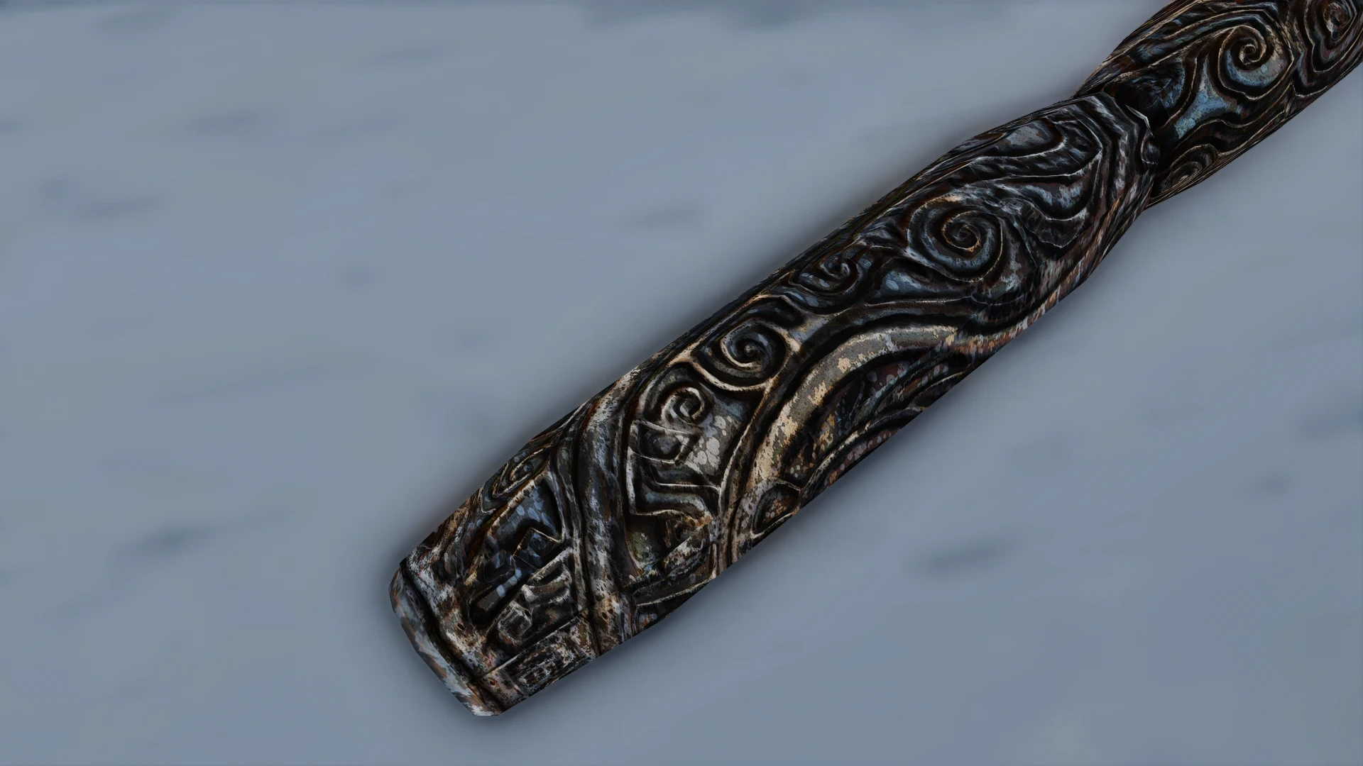 Kanjs - Stalhrim Deposit and Nordic Pickaxe Animated mod for The Elder Scrolls V: Skyrim Special Edition