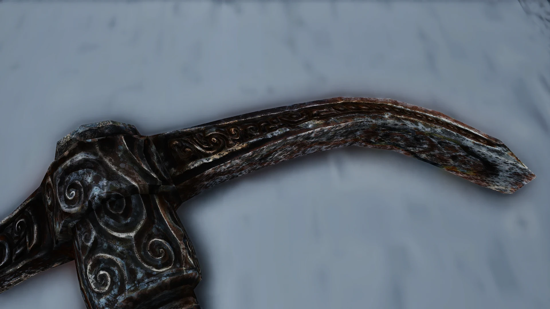 Kanjs - Stalhrim Deposit and Nordic Pickaxe Animated mod for The Elder Scrolls V: Skyrim Special Edition