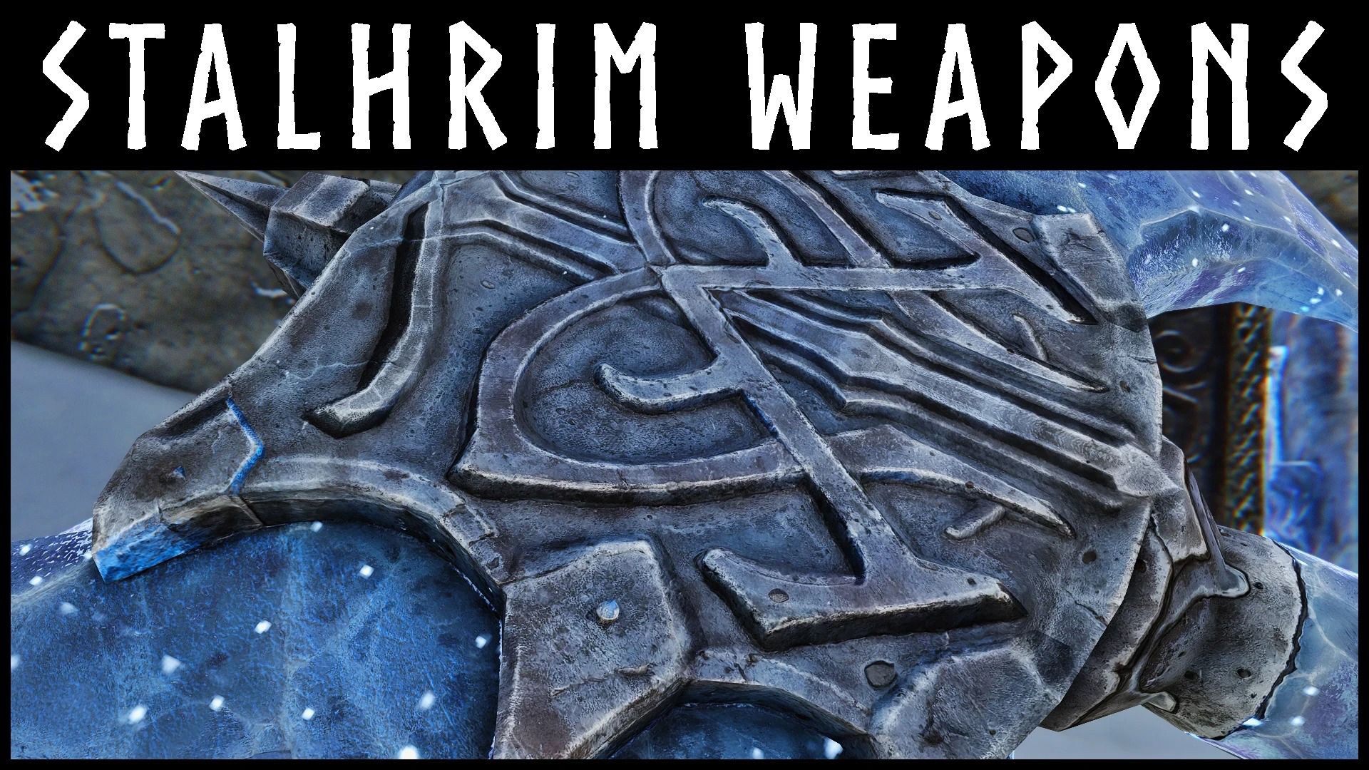 Kanjs - Stalhrim Weapons Animated mod for The Elder Scrolls V: Skyrim Special Edition