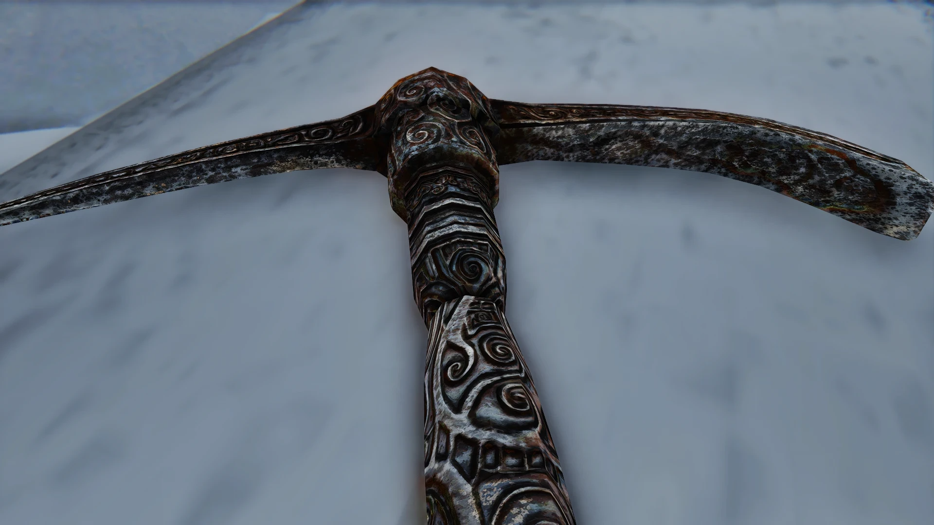 Kanjs - Stalhrim Deposit and Nordic Pickaxe Animated mod for The Elder Scrolls V: Skyrim Special Edition