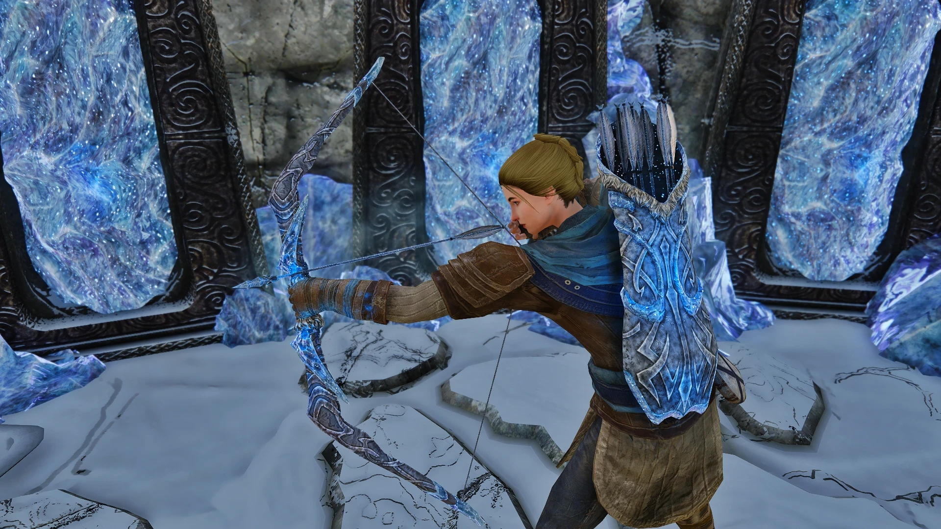 Kanjs - Stalhrim Weapons Animated mod for The Elder Scrolls V: Skyrim Special Edition