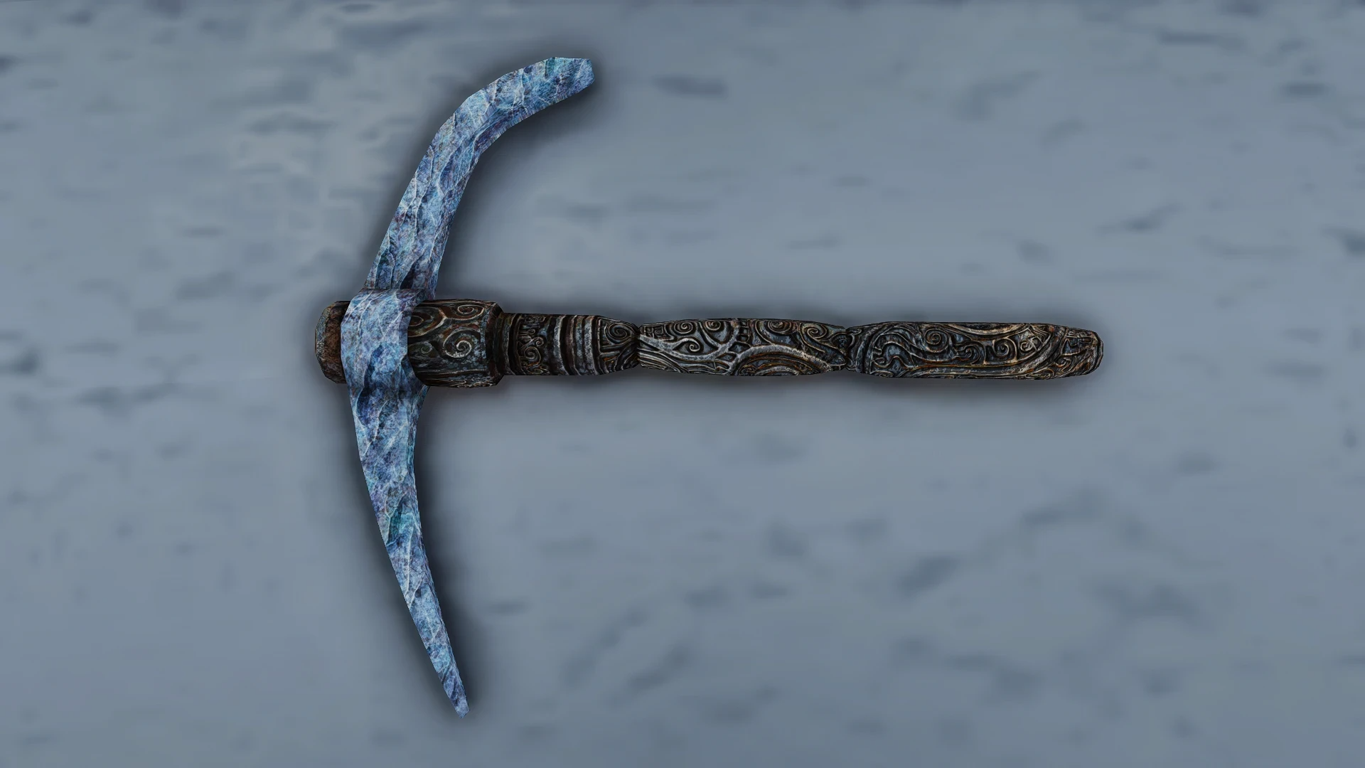 Kanjs - Stalhrim Deposit and Nordic Pickaxe Animated mod for The Elder Scrolls V: Skyrim Special Edition