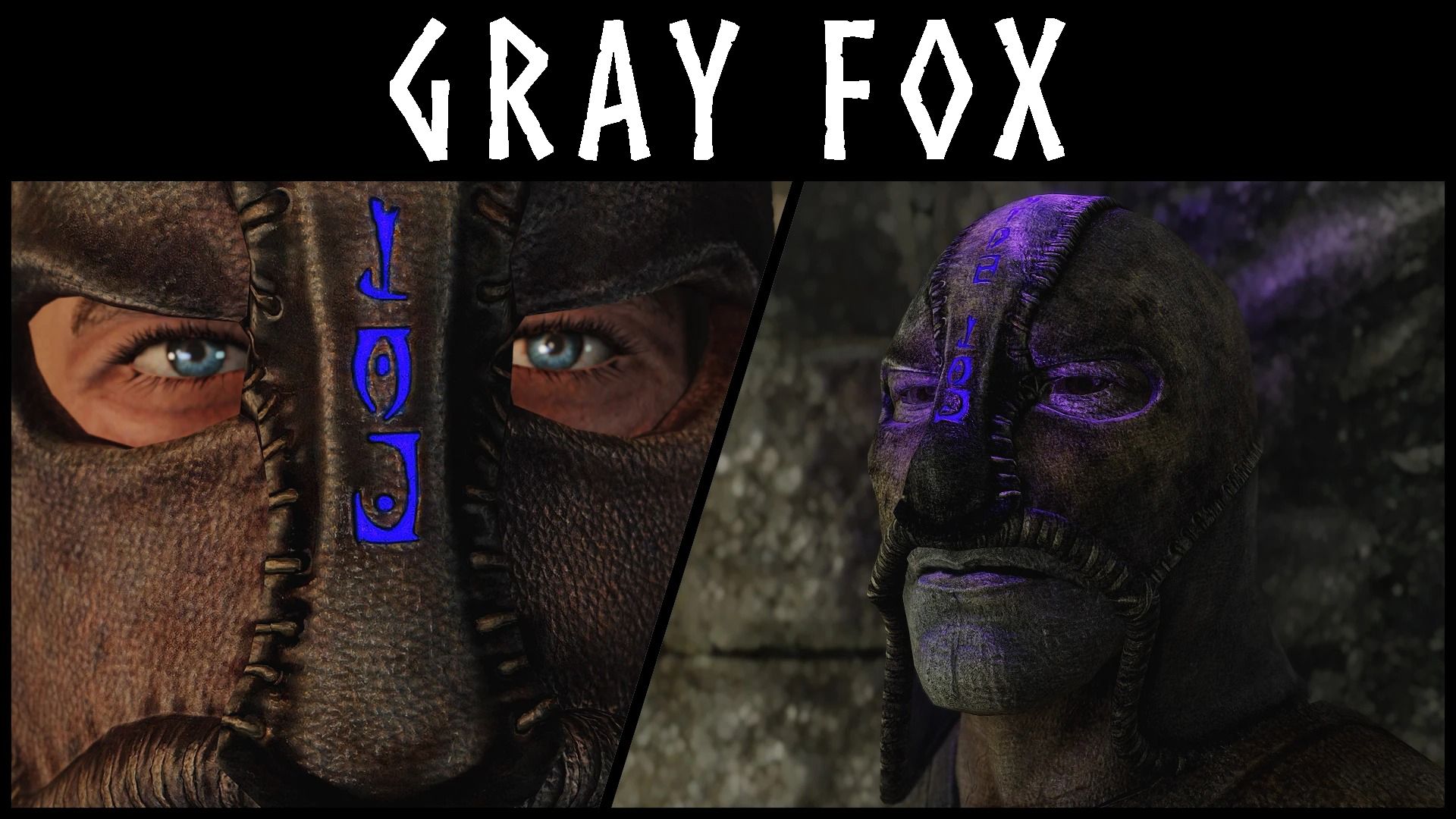 Kanjs - Gray Fox Bust and Cowl Animated  mod for The Elder Scrolls V: Skyrim Special Edition