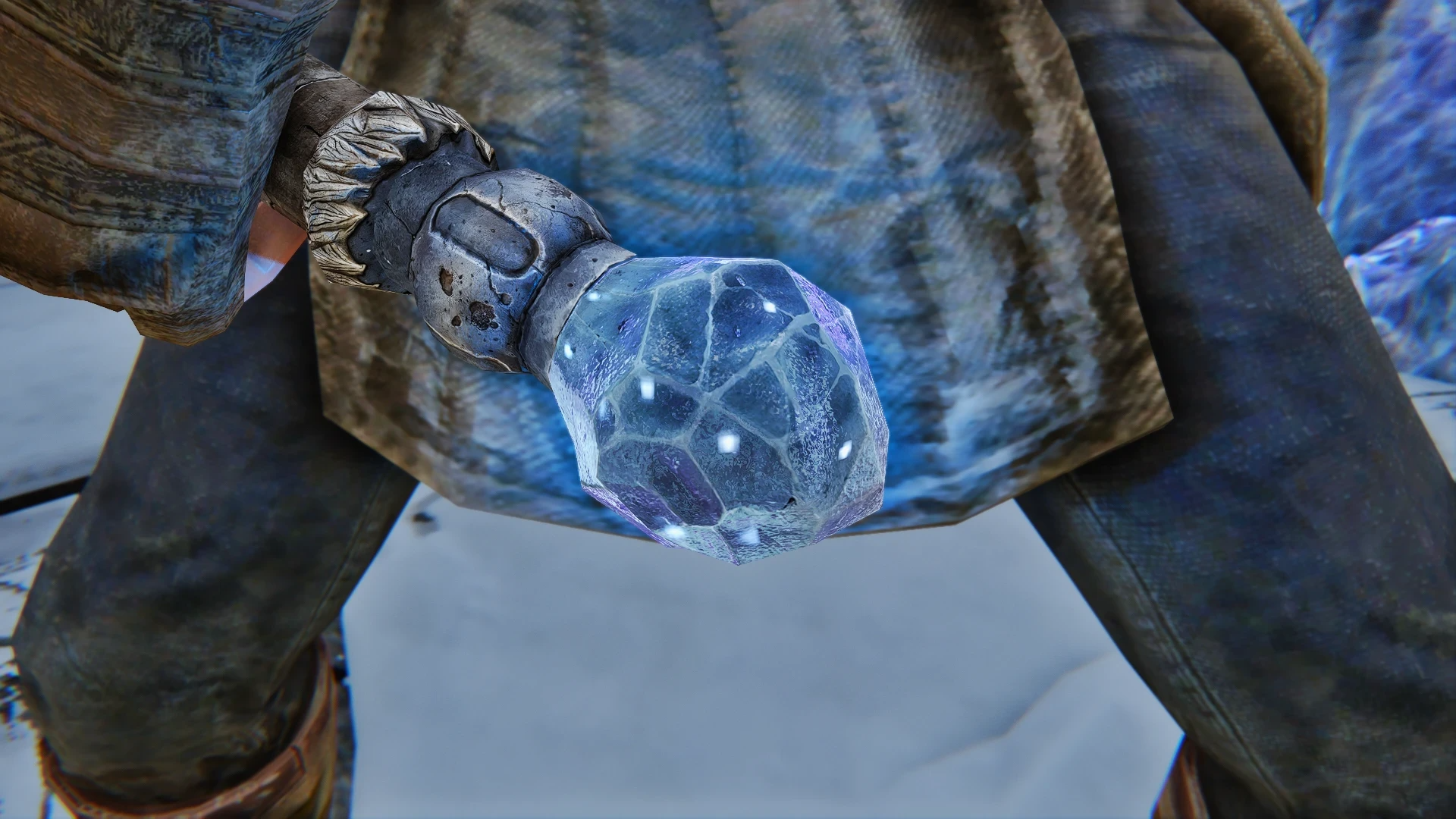 Kanjs - Stalhrim Weapons Animated mod for The Elder Scrolls V: Skyrim Special Edition