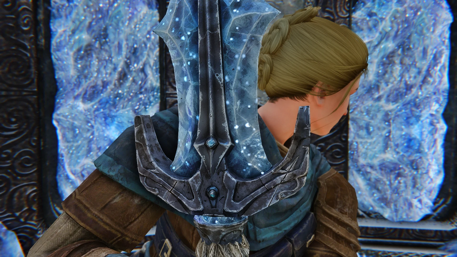 Kanjs - Stalhrim Weapons Animated mod for The Elder Scrolls V: Skyrim Special Edition