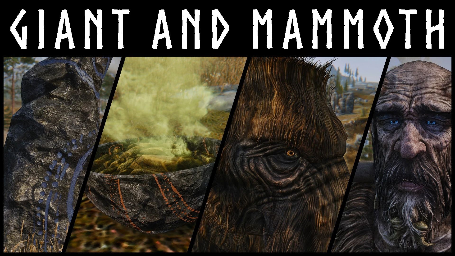 Kanjs - Giant - Mammoth and Clutter Animated mod for The Elder Scrolls V: Skyrim Special Edition
