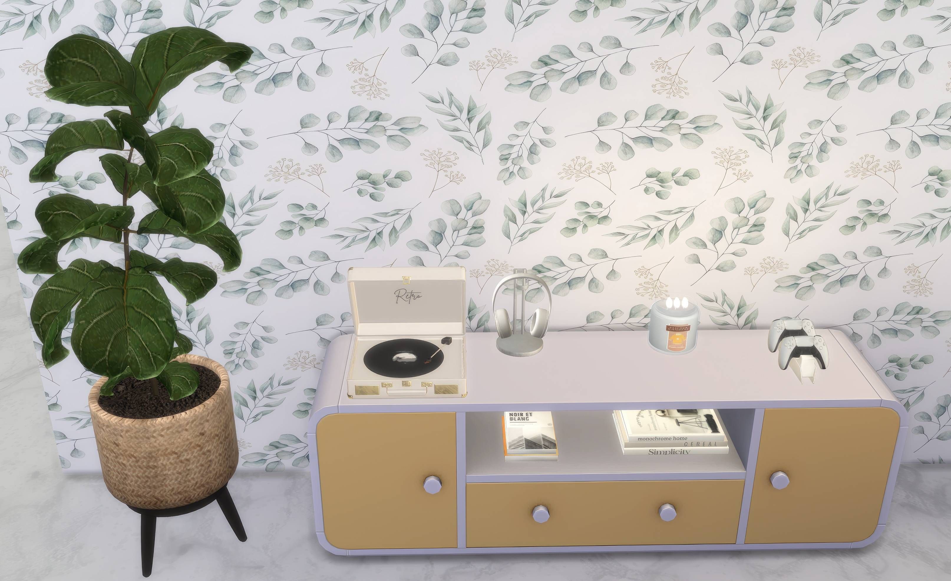 Love is in the Air set mod for The Sims 4 