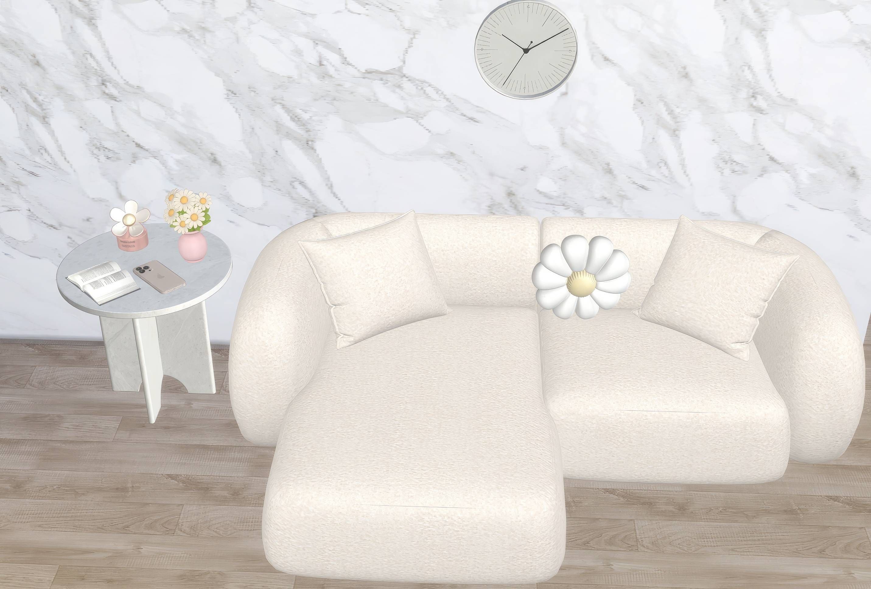 Marc Jacobs Daisy love set mod for The Sims 4 